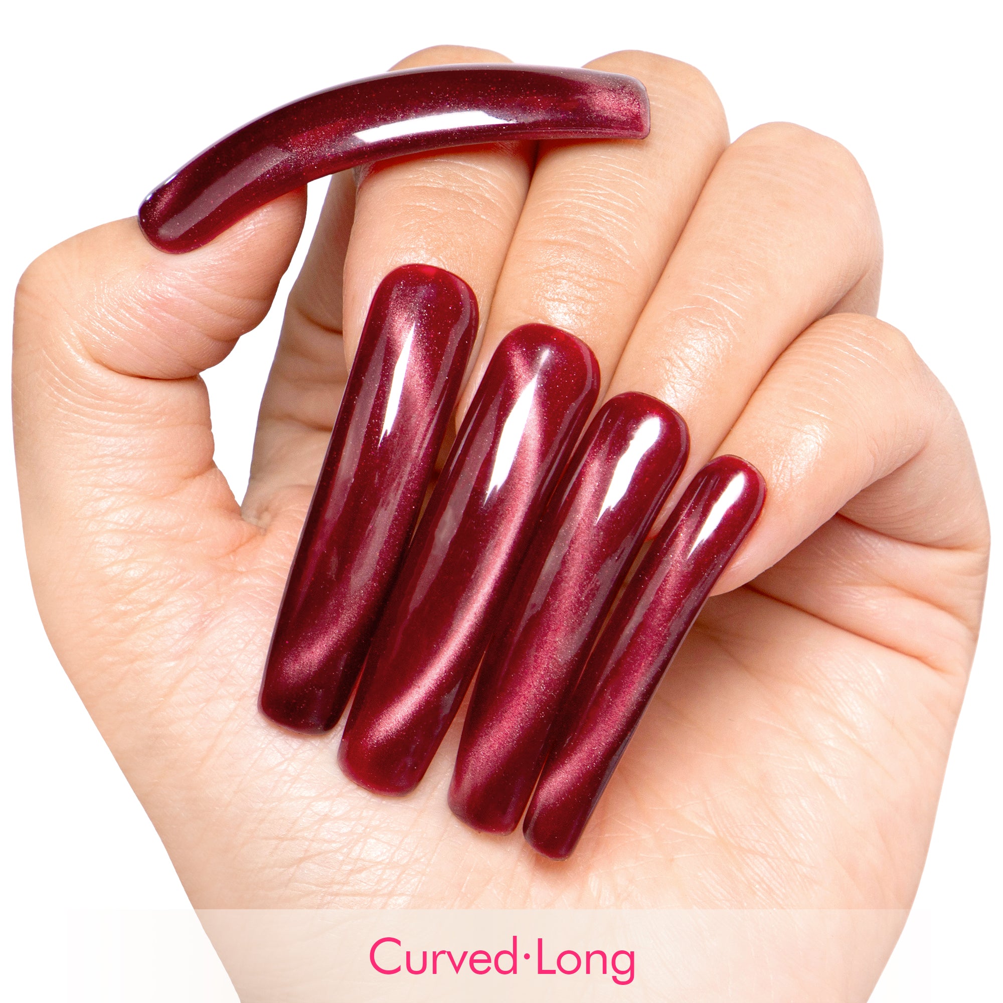 Crushed Velvet Handmade Nails H523