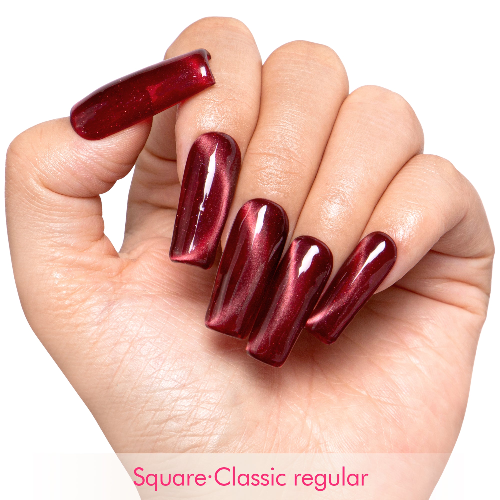 Crushed Velvet Handmade Nails H523