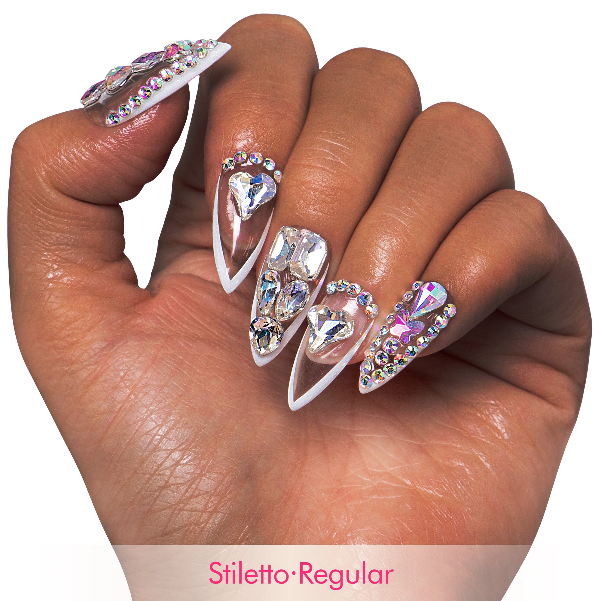 Chance French Tip Handmade Nails H53