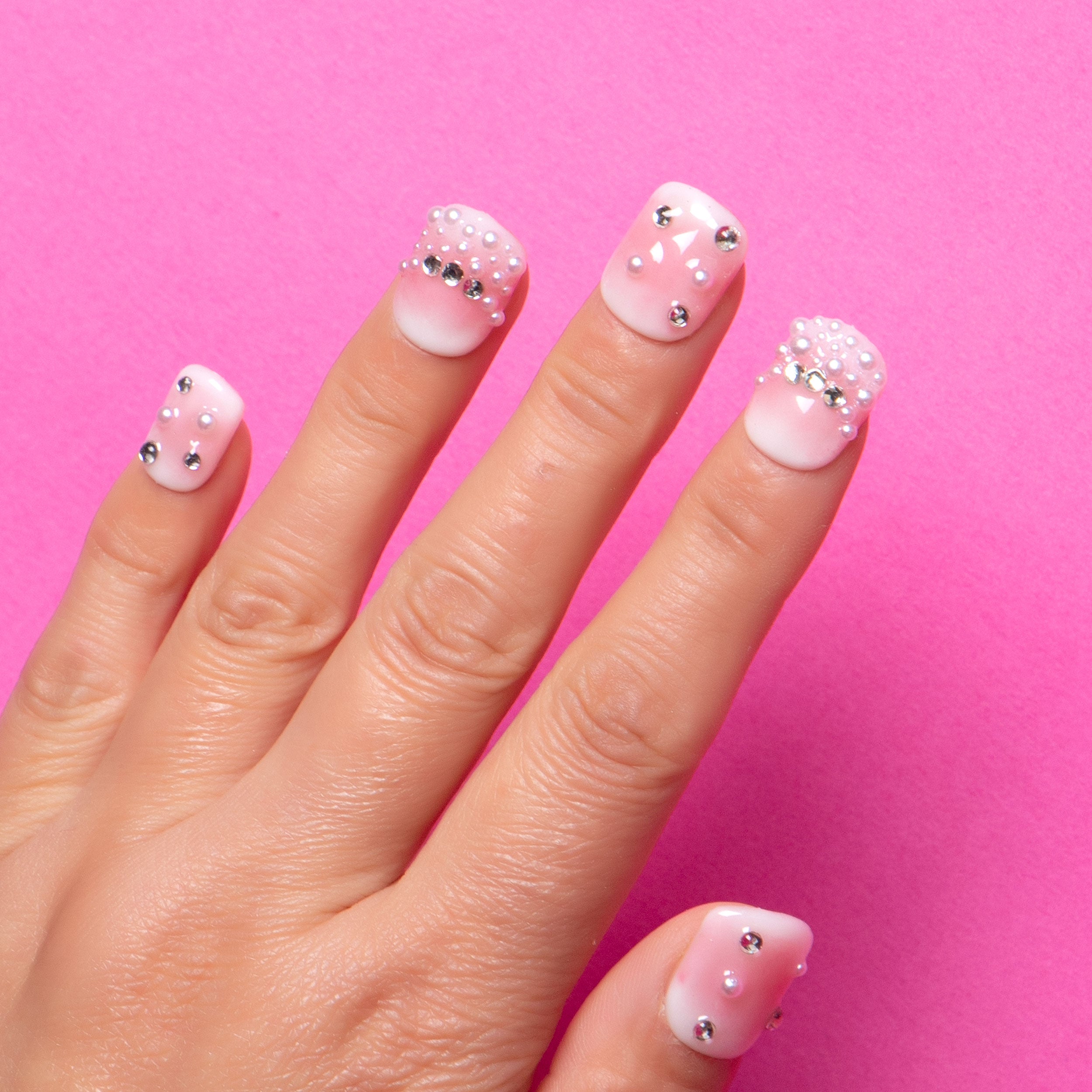 Sakura Spring Handmade Square Nails H54