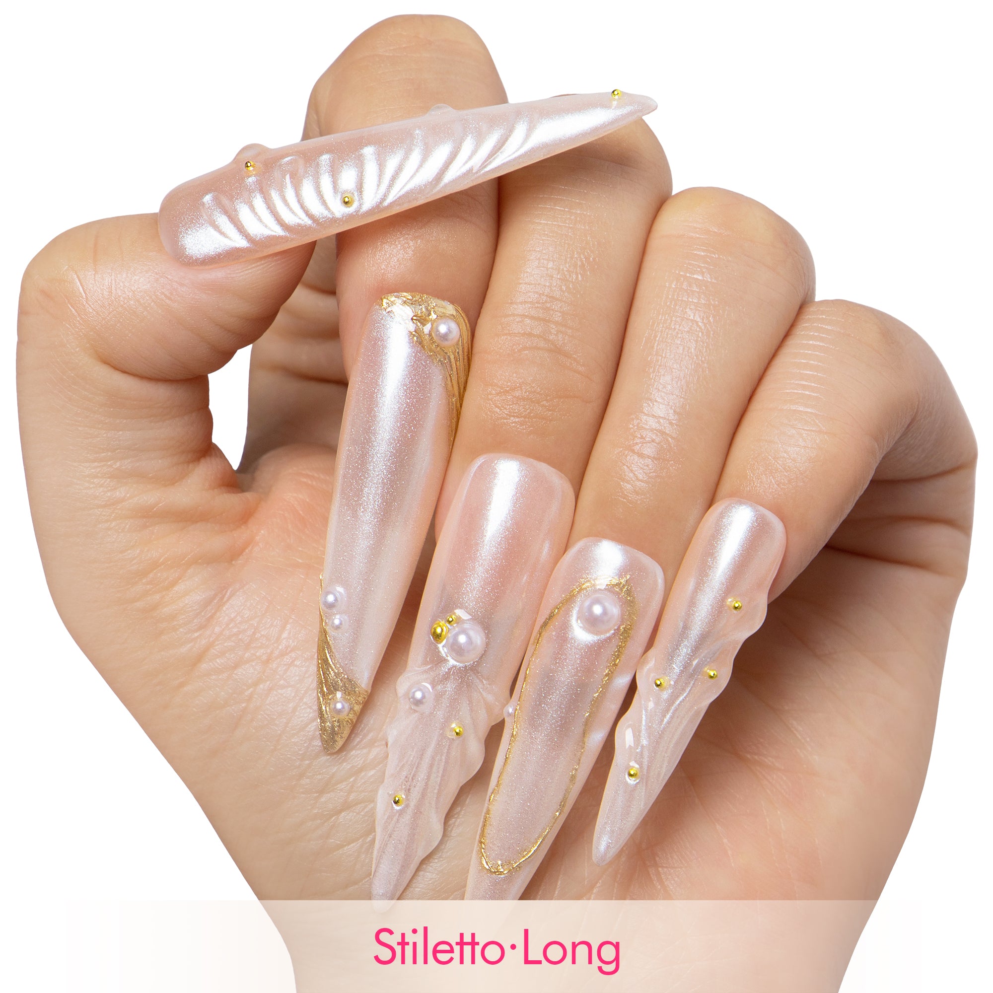 Pearl Tide Handmade Nails H543