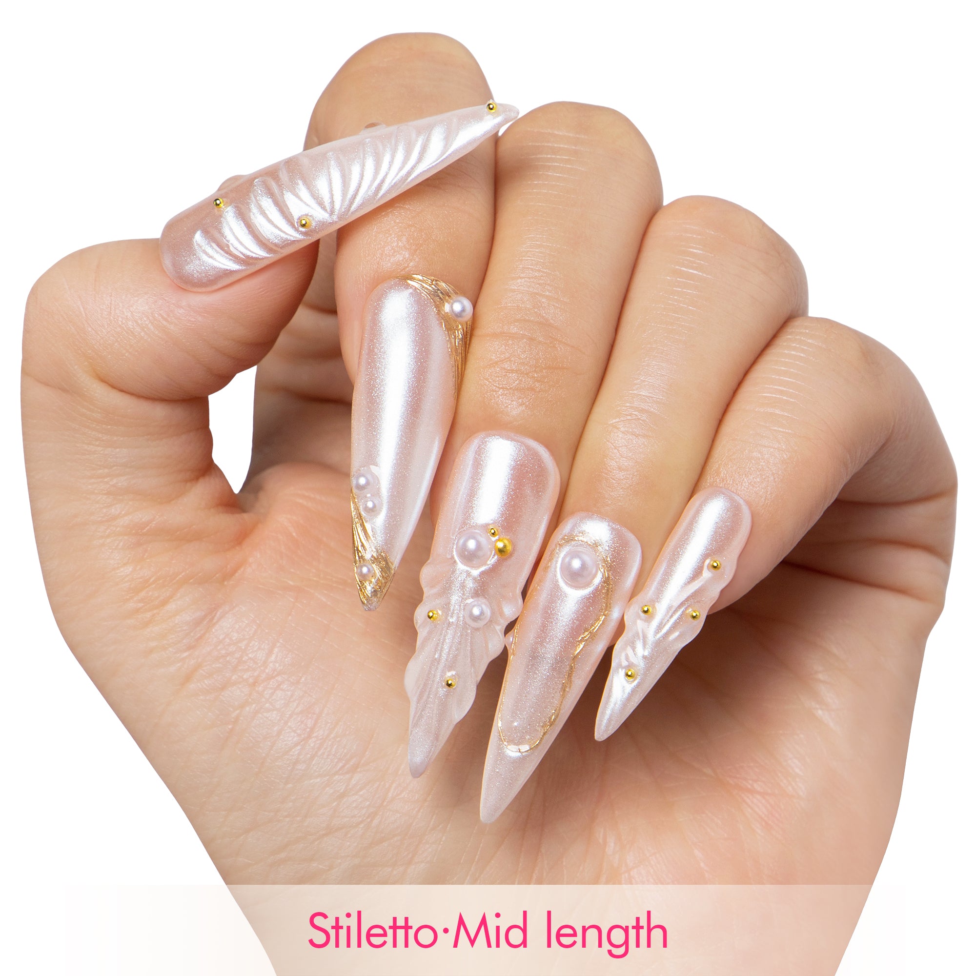Pearl Tide Handmade Nails H543