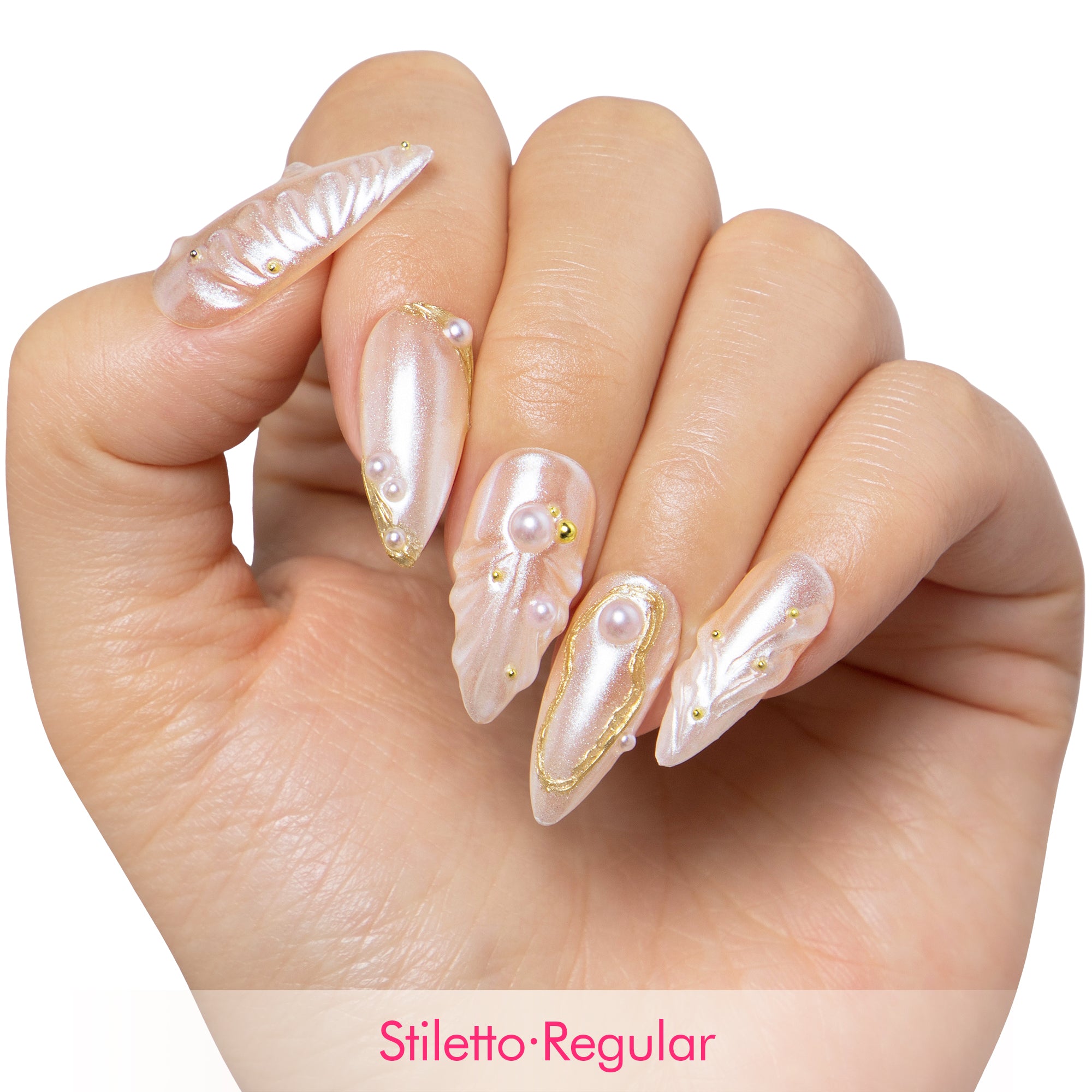 Pearl Tide Handmade Nails H543