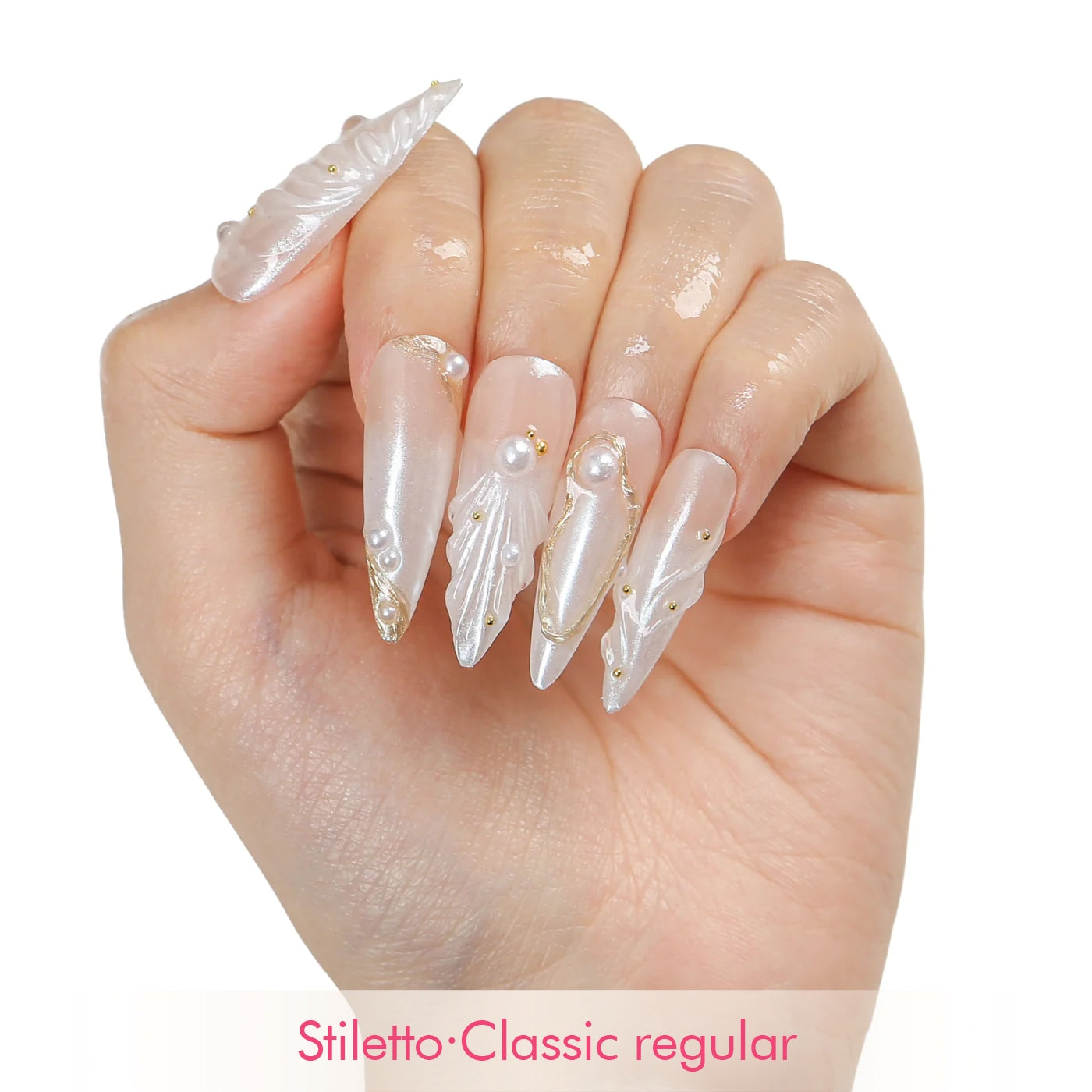 Pearl Tide Handmade Nails H543 RTS