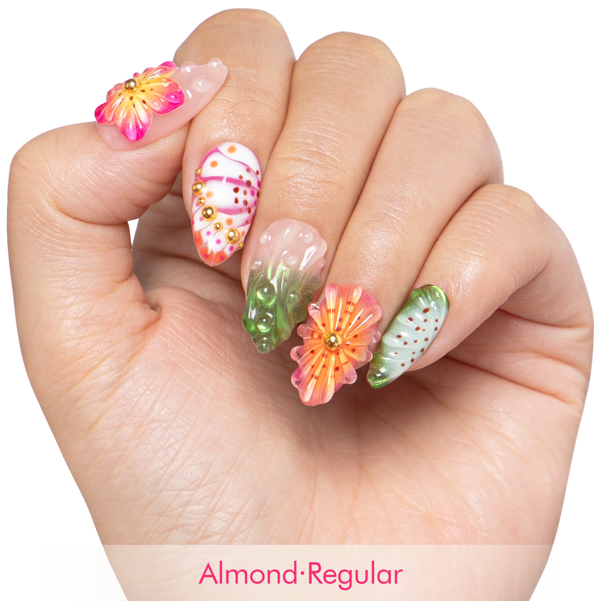 Sea Bloom Handmade Nails H544