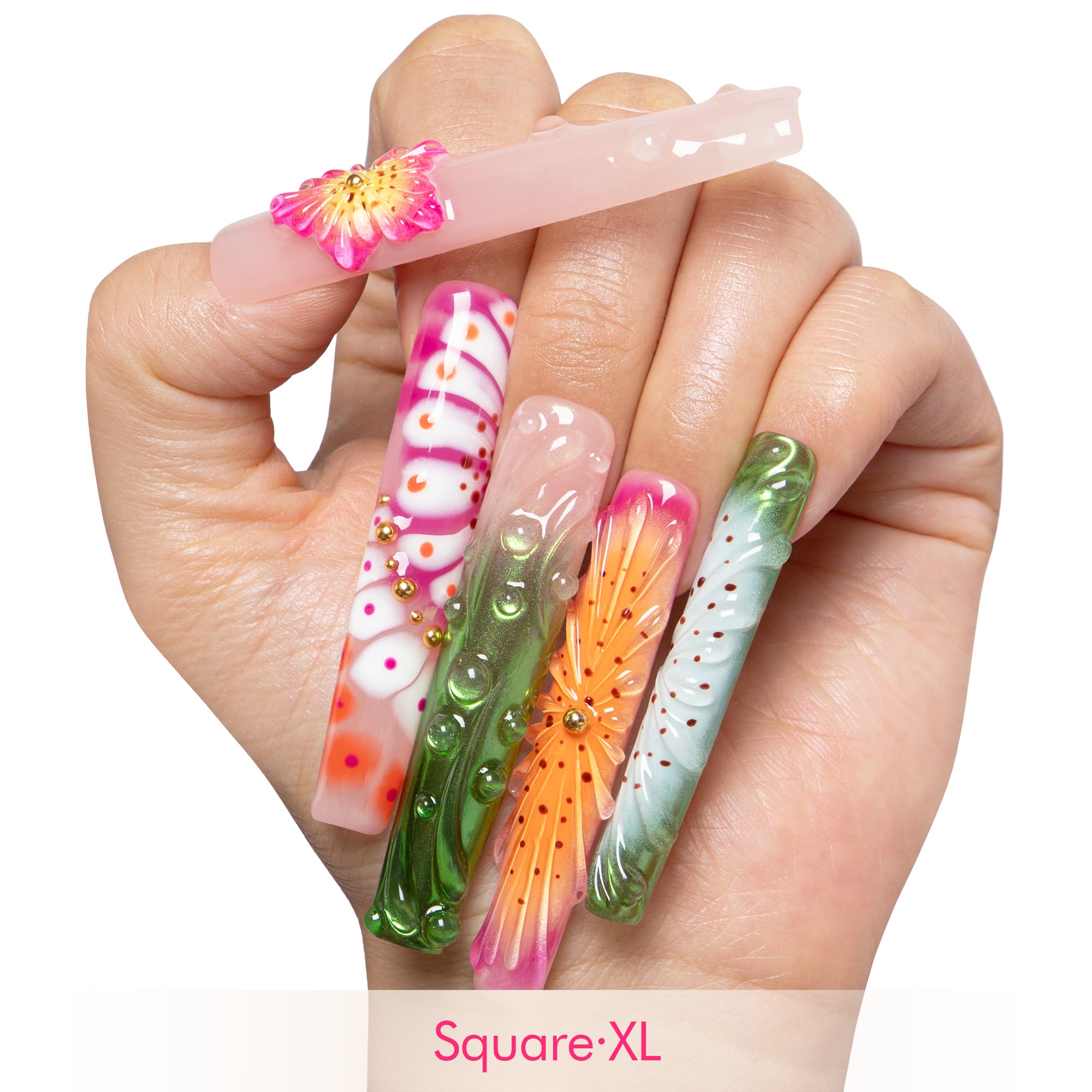 Sea Bloom Handmade Nails H544