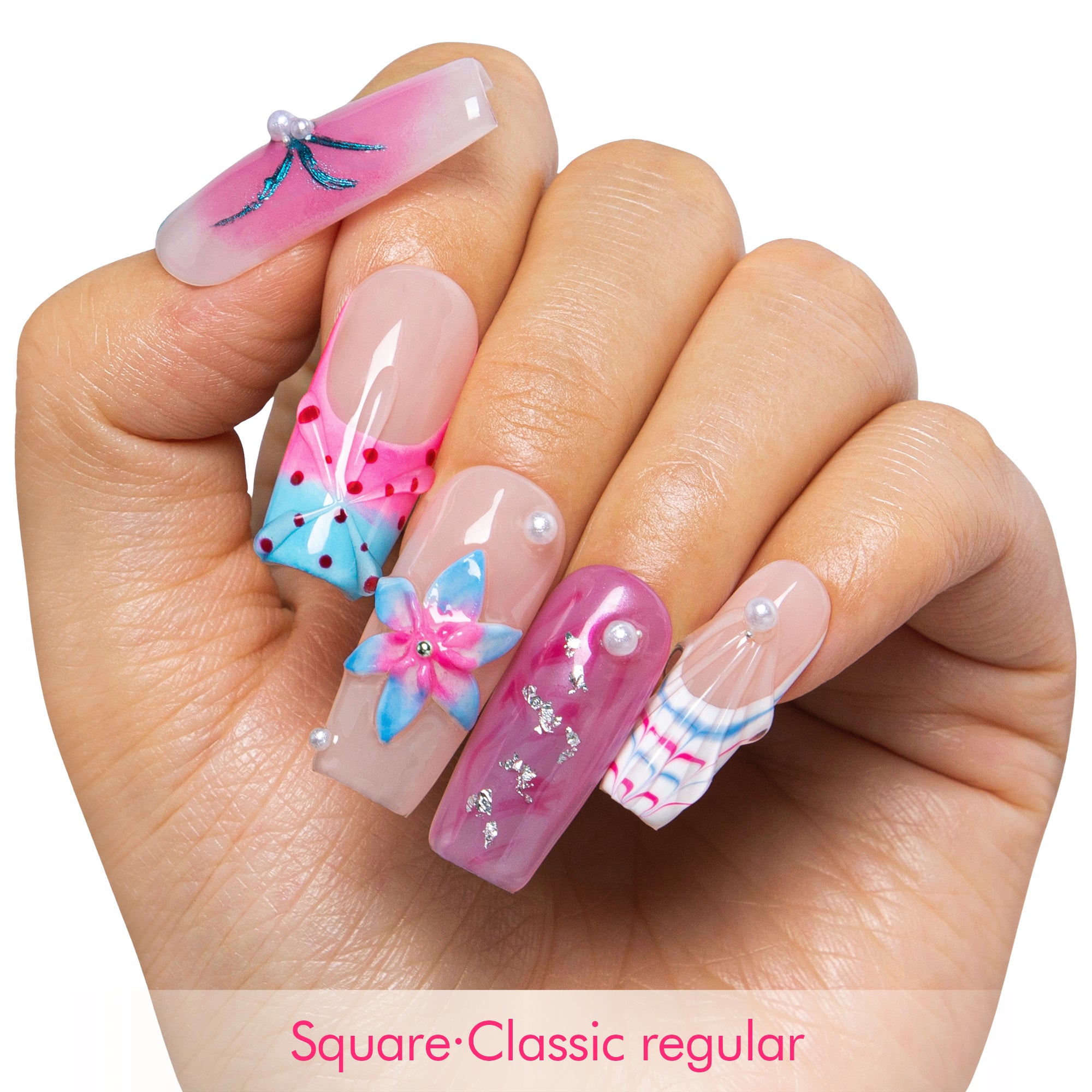 Mermaid’s Mood Handmade Nails H549