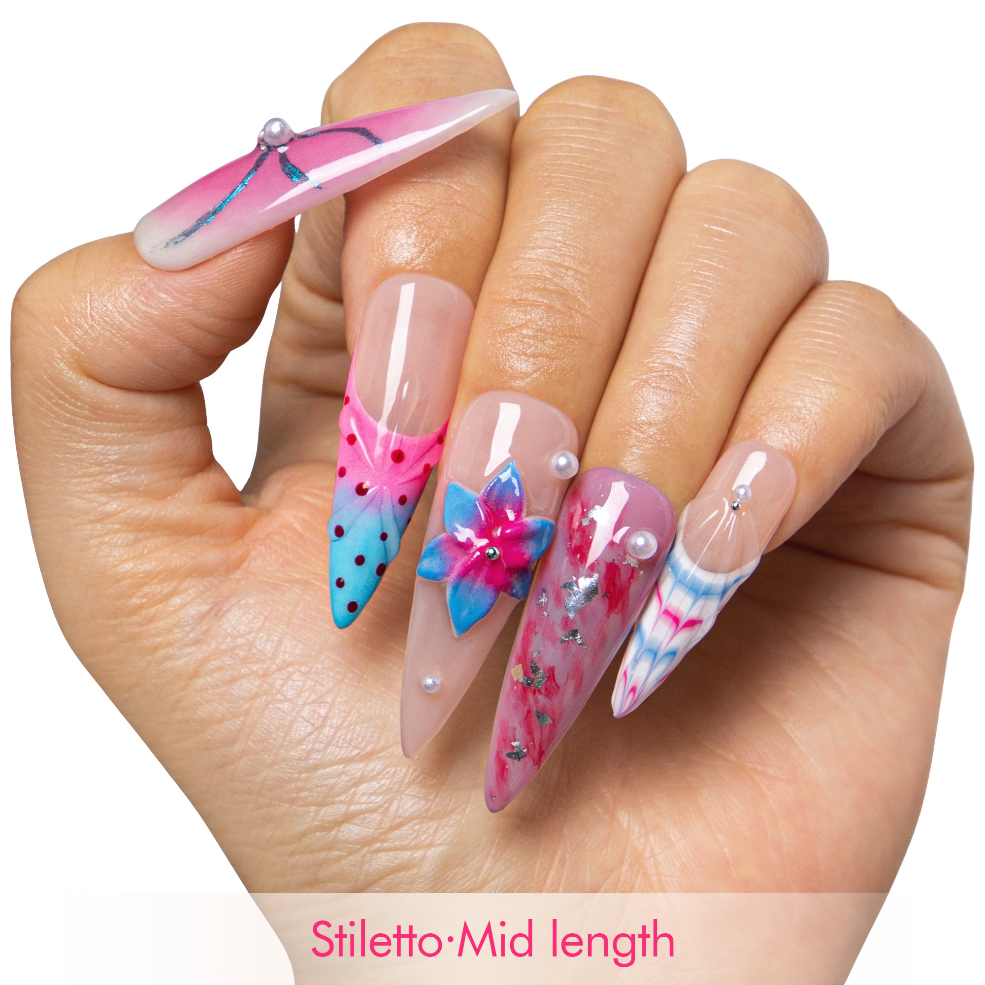 Mermaid’s Mood Handmade Nails H549