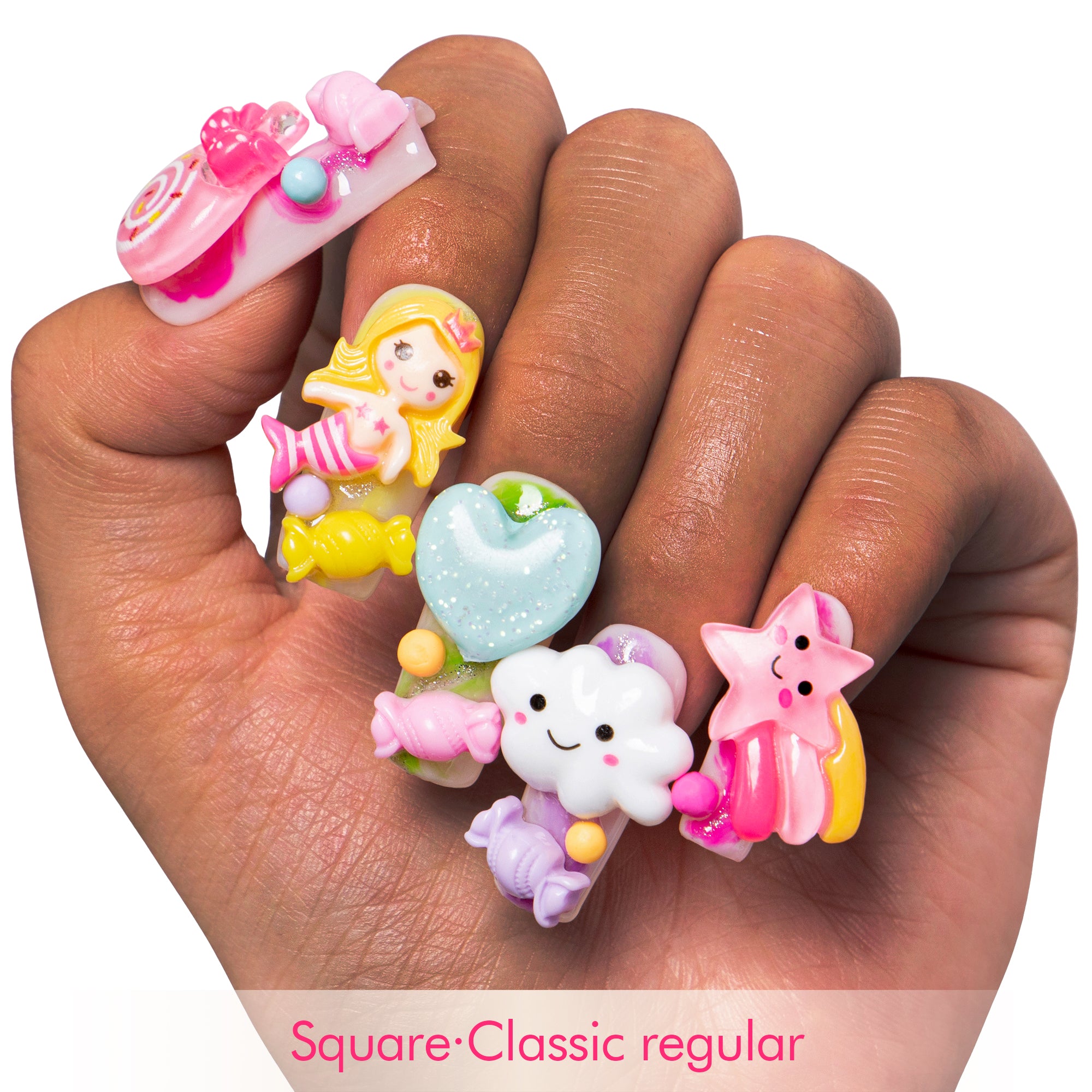 Candy Junk Handmade Nails H55