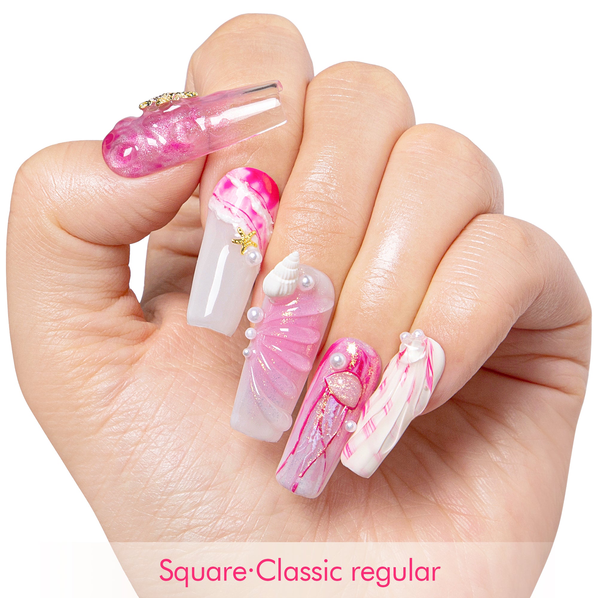 Seashell Siren Handmade Nails H550