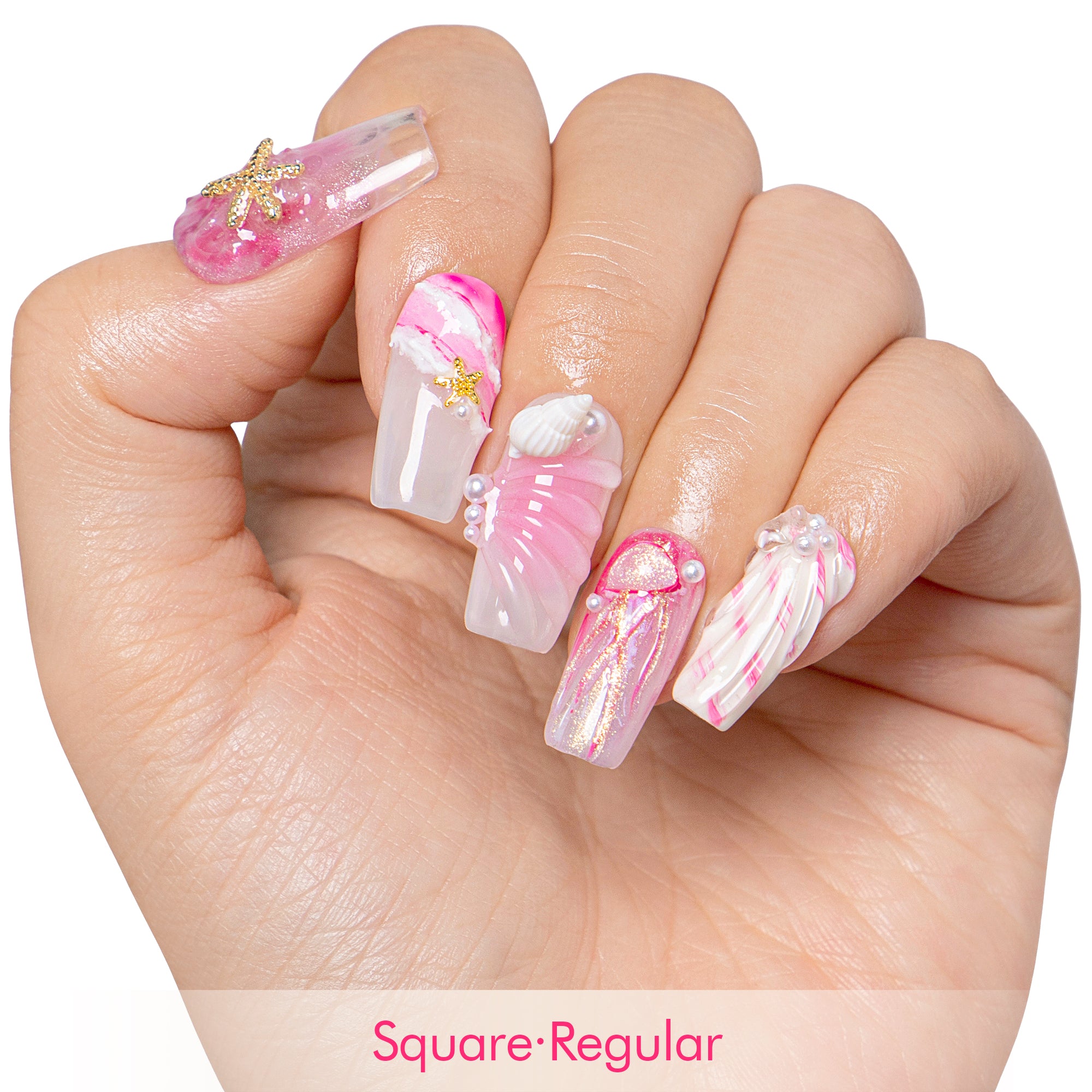 Seashell Siren Handmade Nails H550