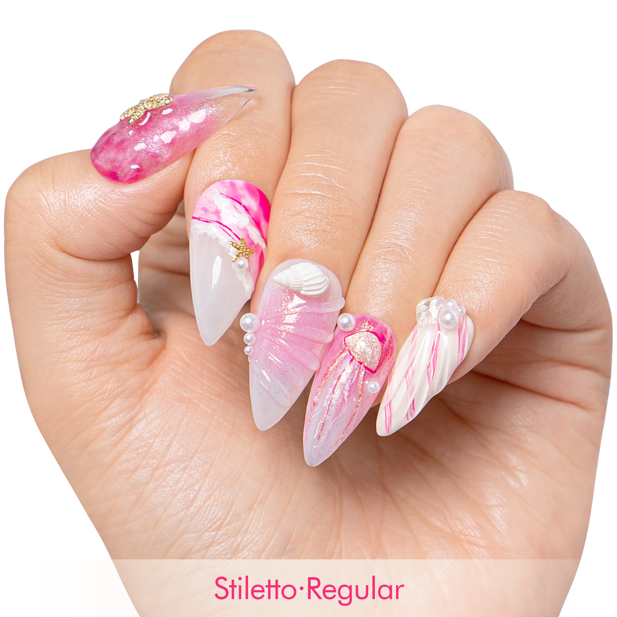 Seashell Siren Handmade Nails H550