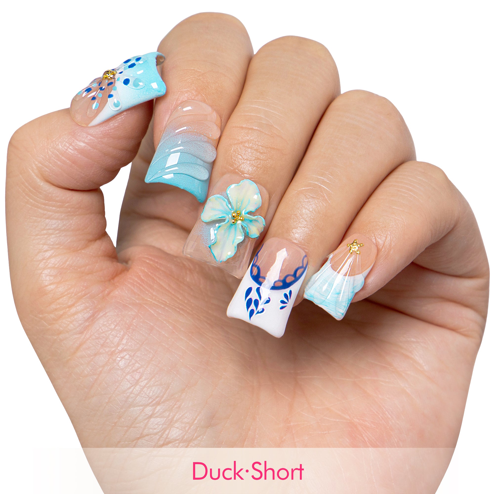 Summer Siren Handmade Nails H551