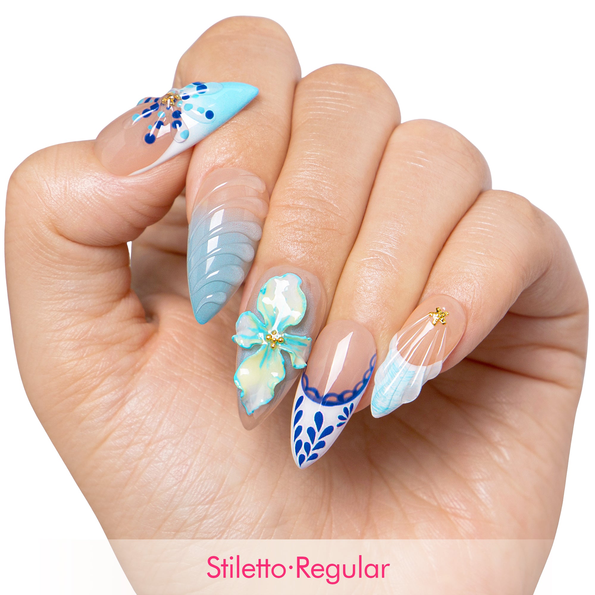 Summer Siren Handmade Nails H551