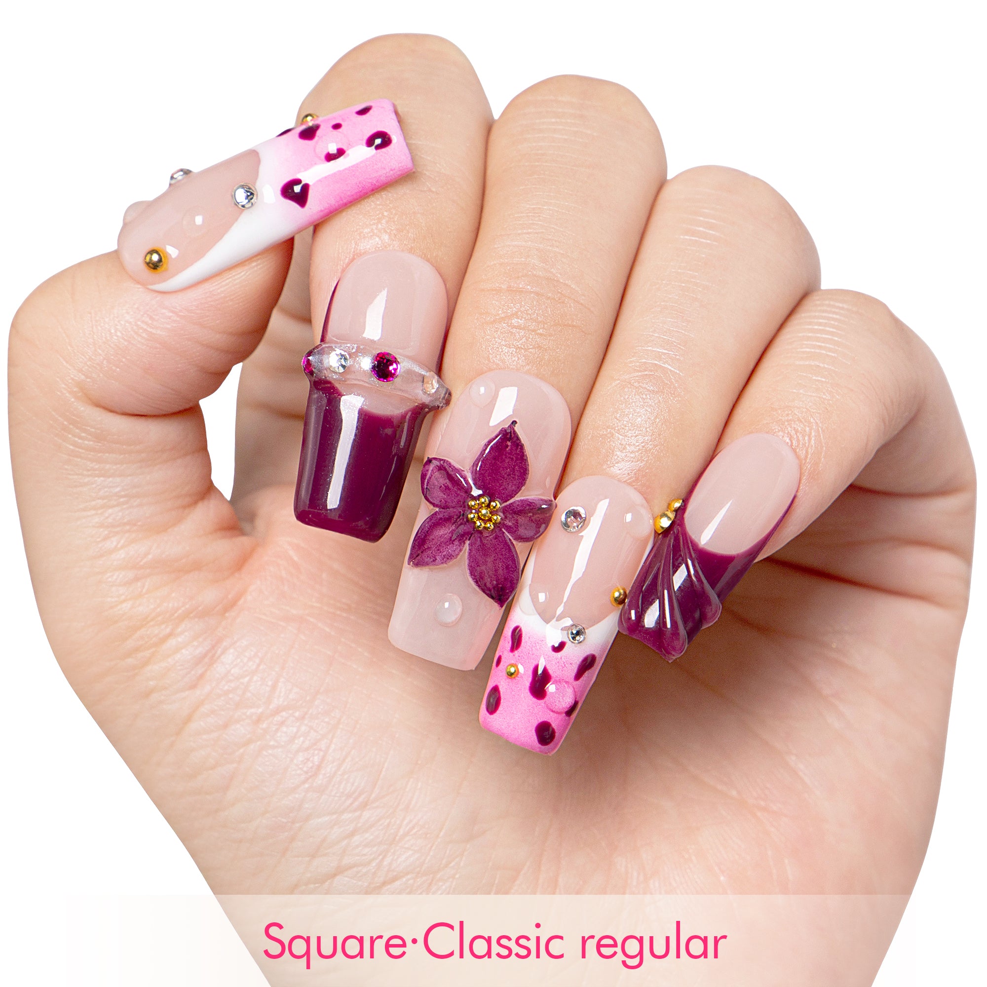 Beach Rodeo Handmade Nails H552