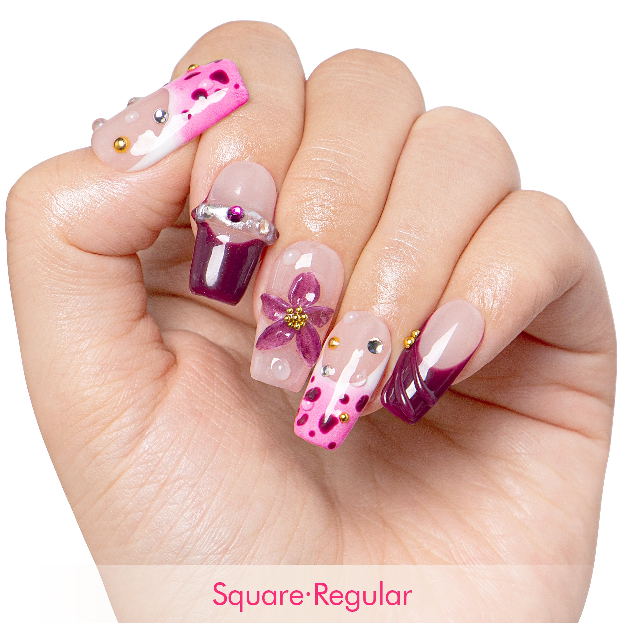 Beach Rodeo Handmade Nails H552
