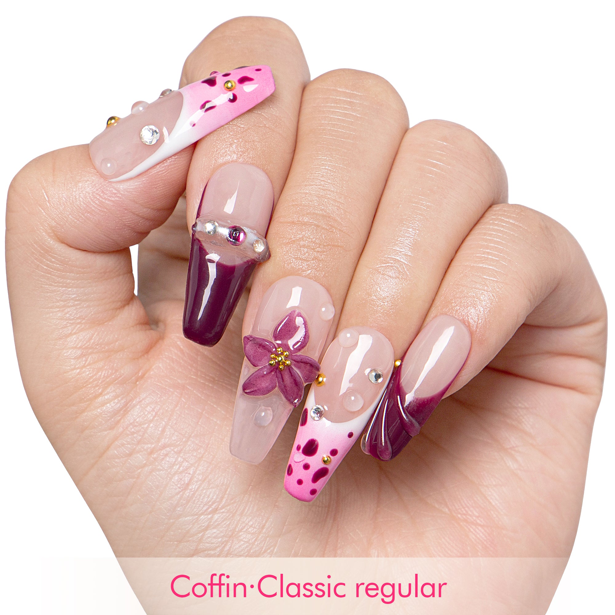 Beach Rodeo Handmade Nails H552