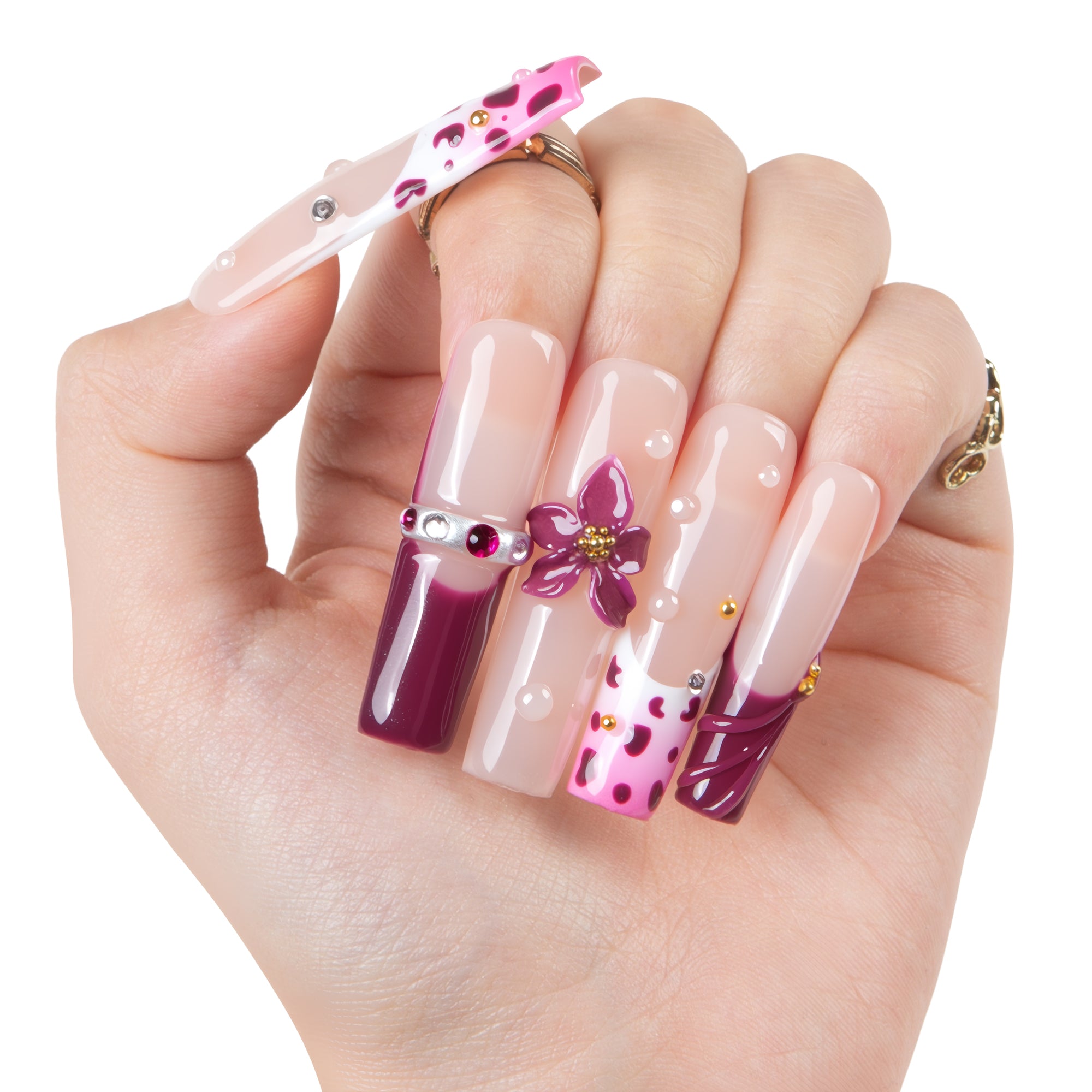 Beach Rodeo Handmade Nails H552