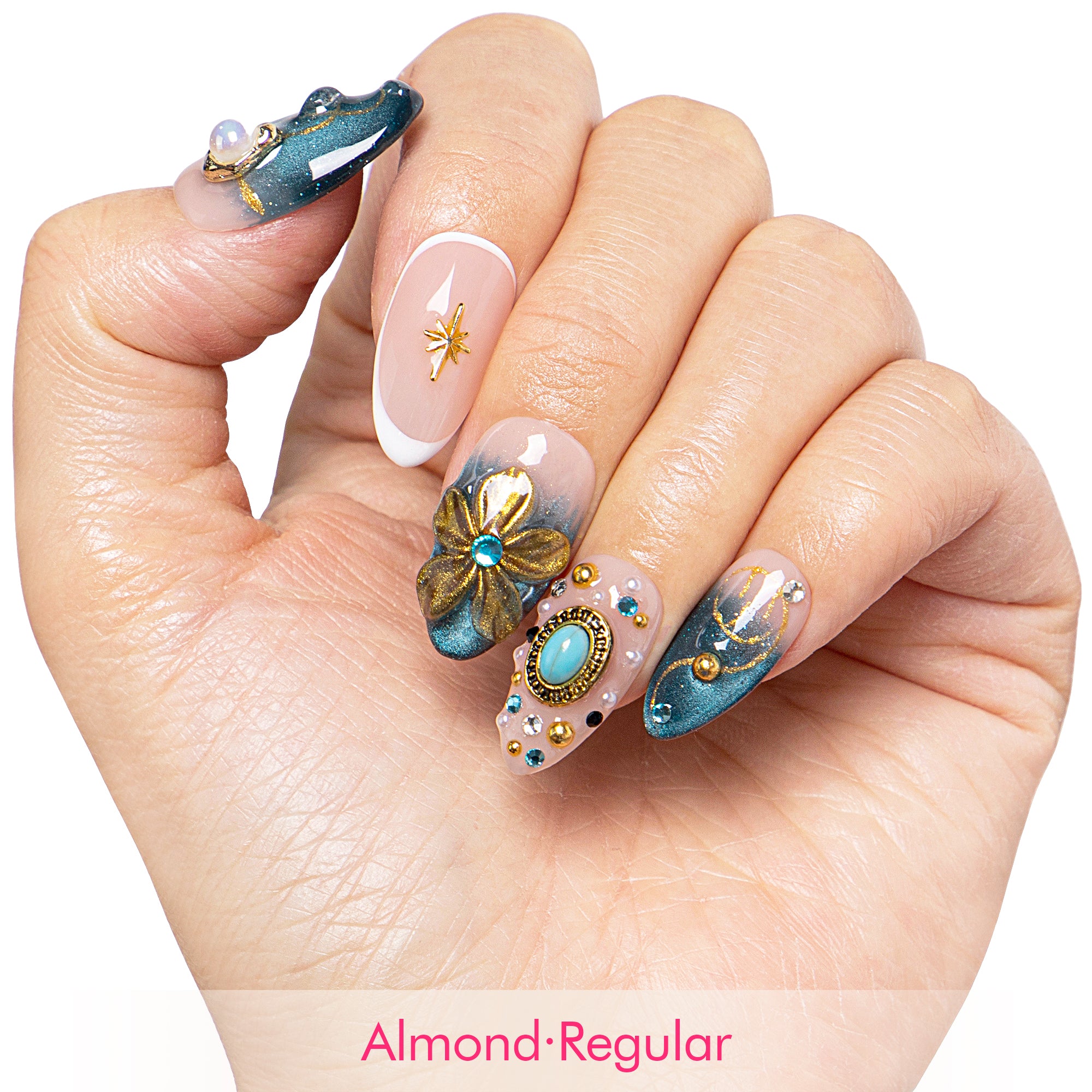 Twilight Treasure Handmade Nails H556