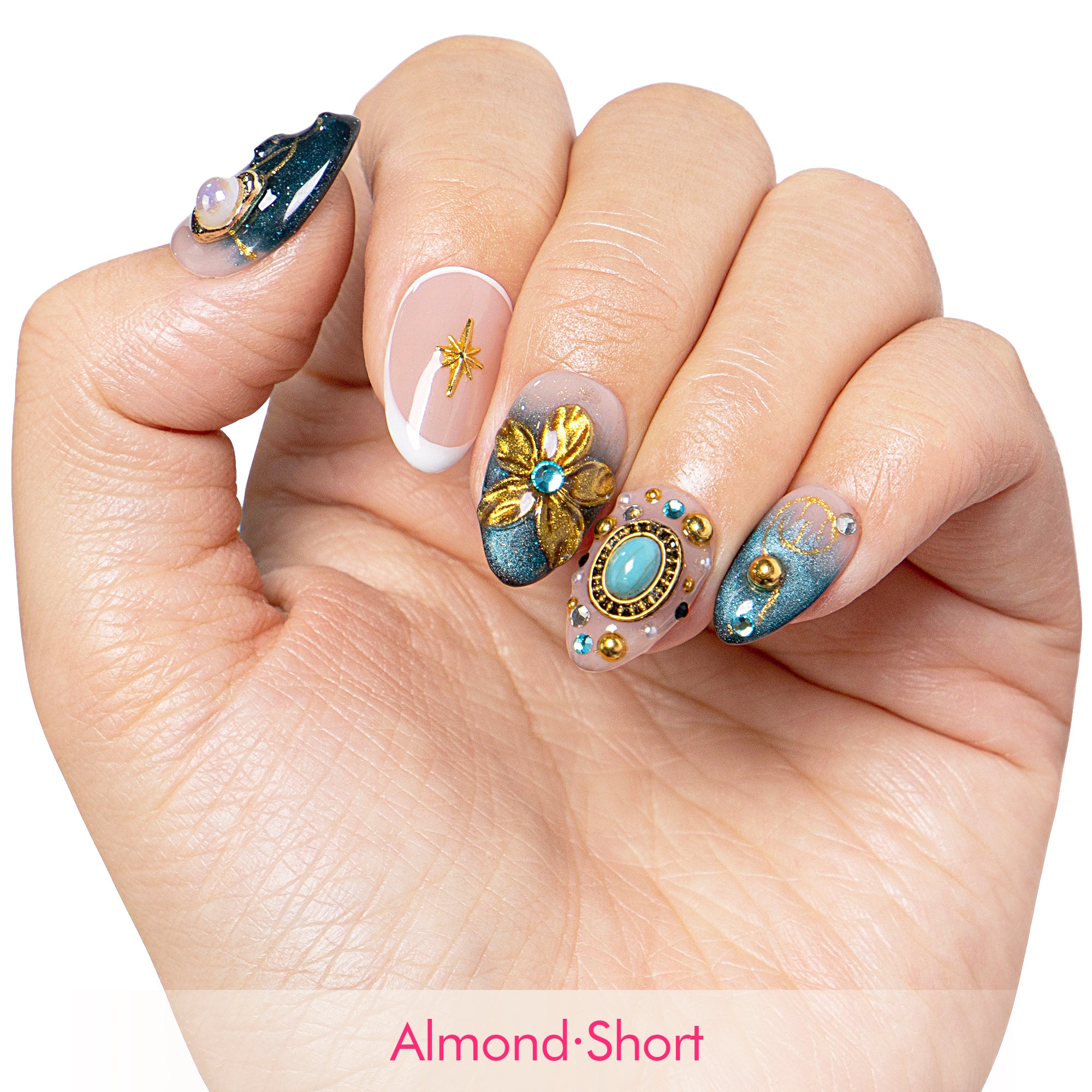 Twilight Treasure Handmade Nails H556