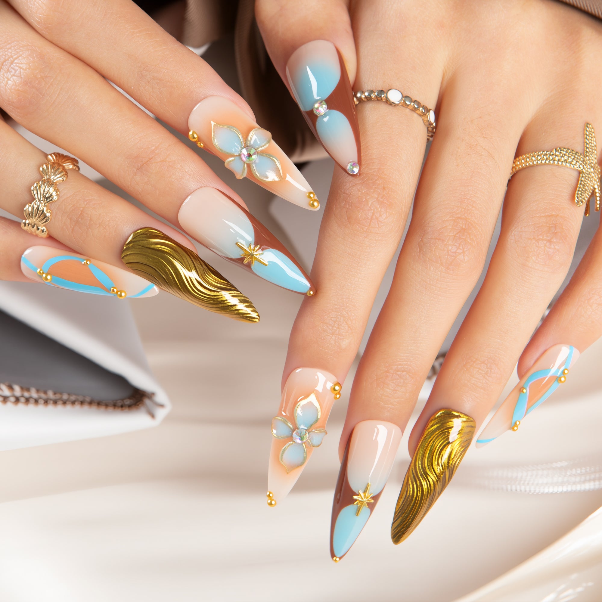 Starlight Muse Handmade Nails H558