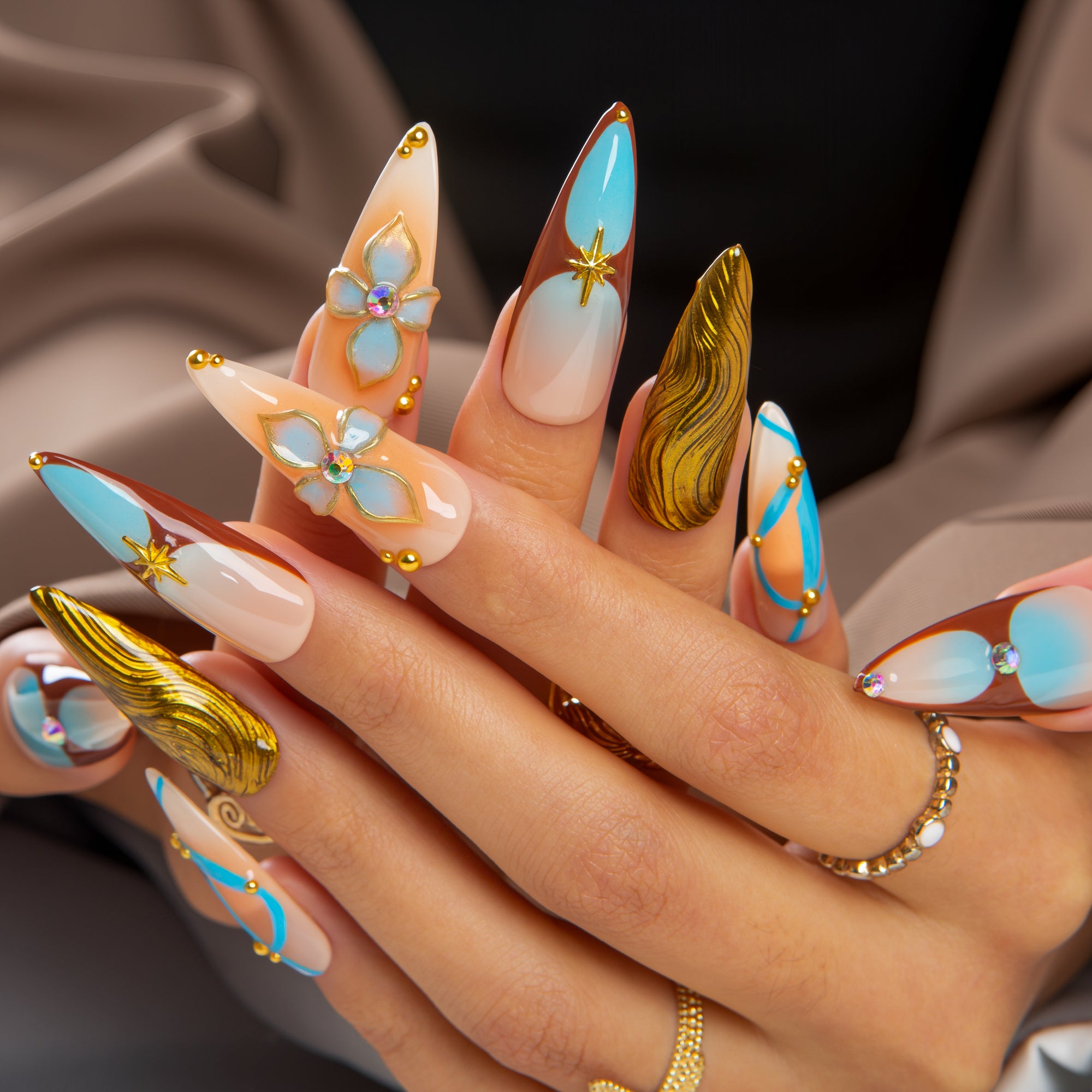 Starlight Muse Handmade Nails H558