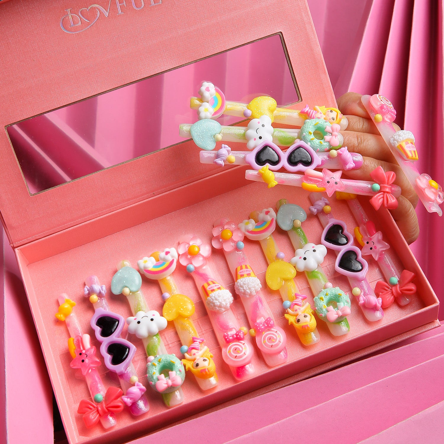H55 - Candy Junk Nail - Square