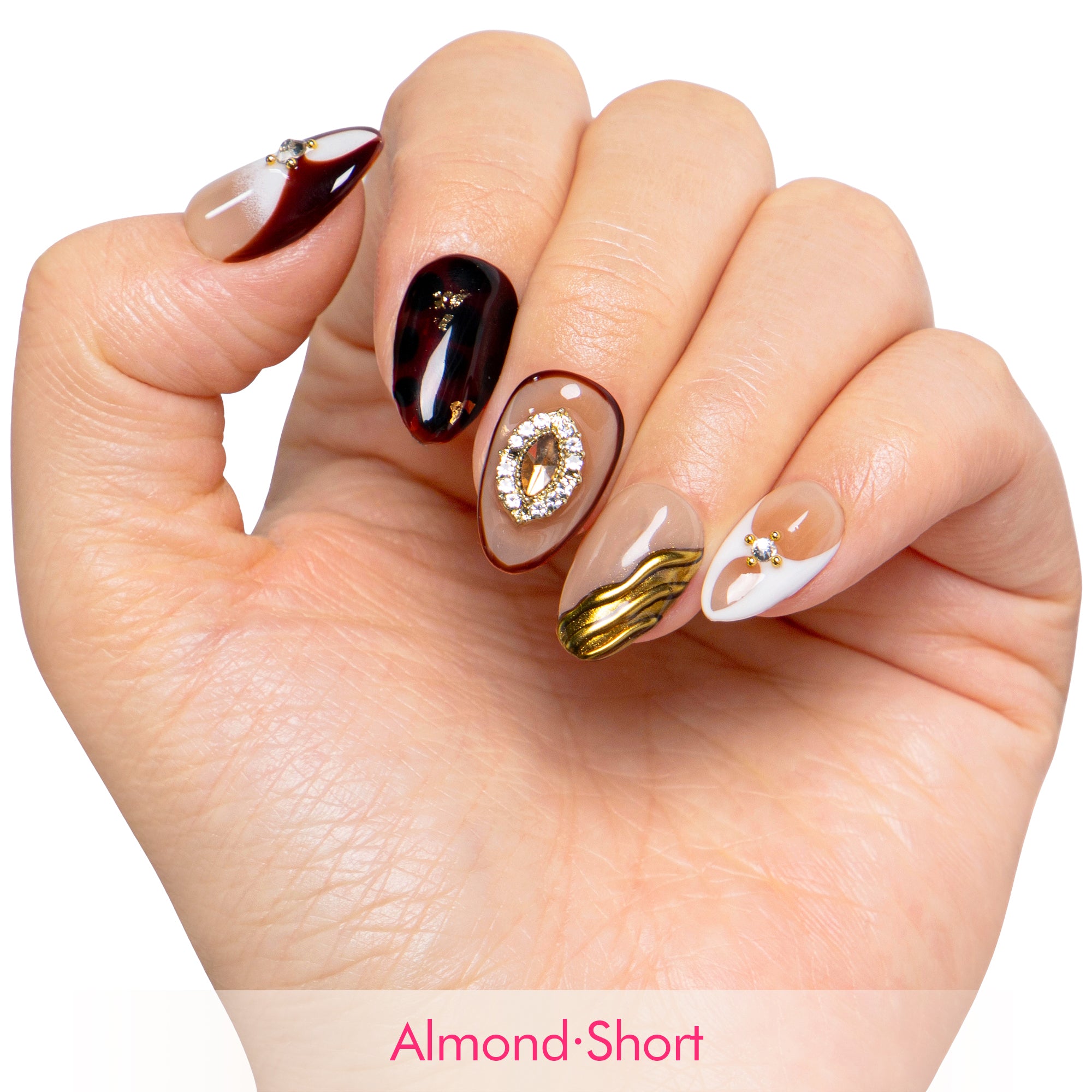 Blessed In Bronze Handmade Nails H561