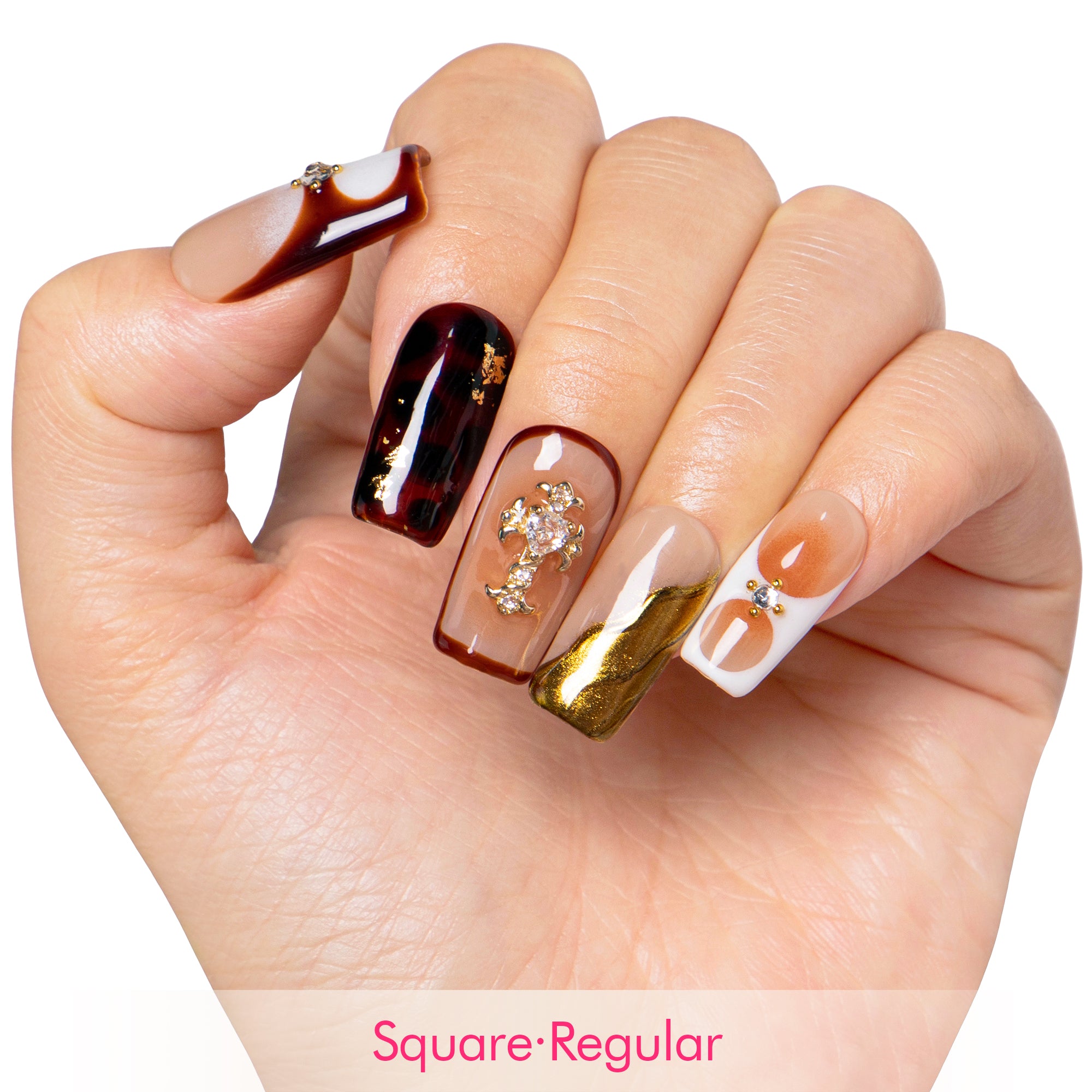 Blessed In Bronze Handmade Nails H561