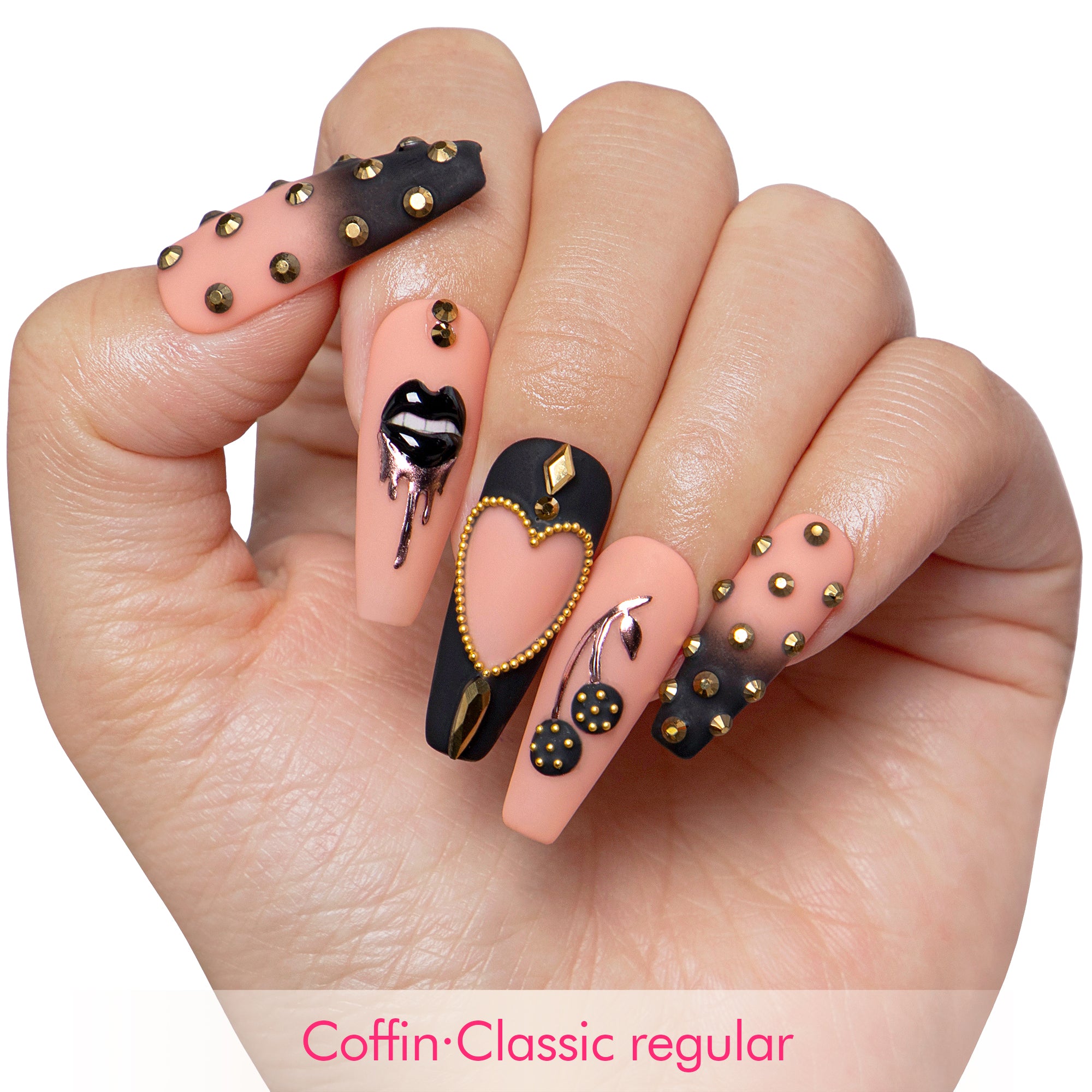 XOXO, Venom Wild Handmade Nails H563