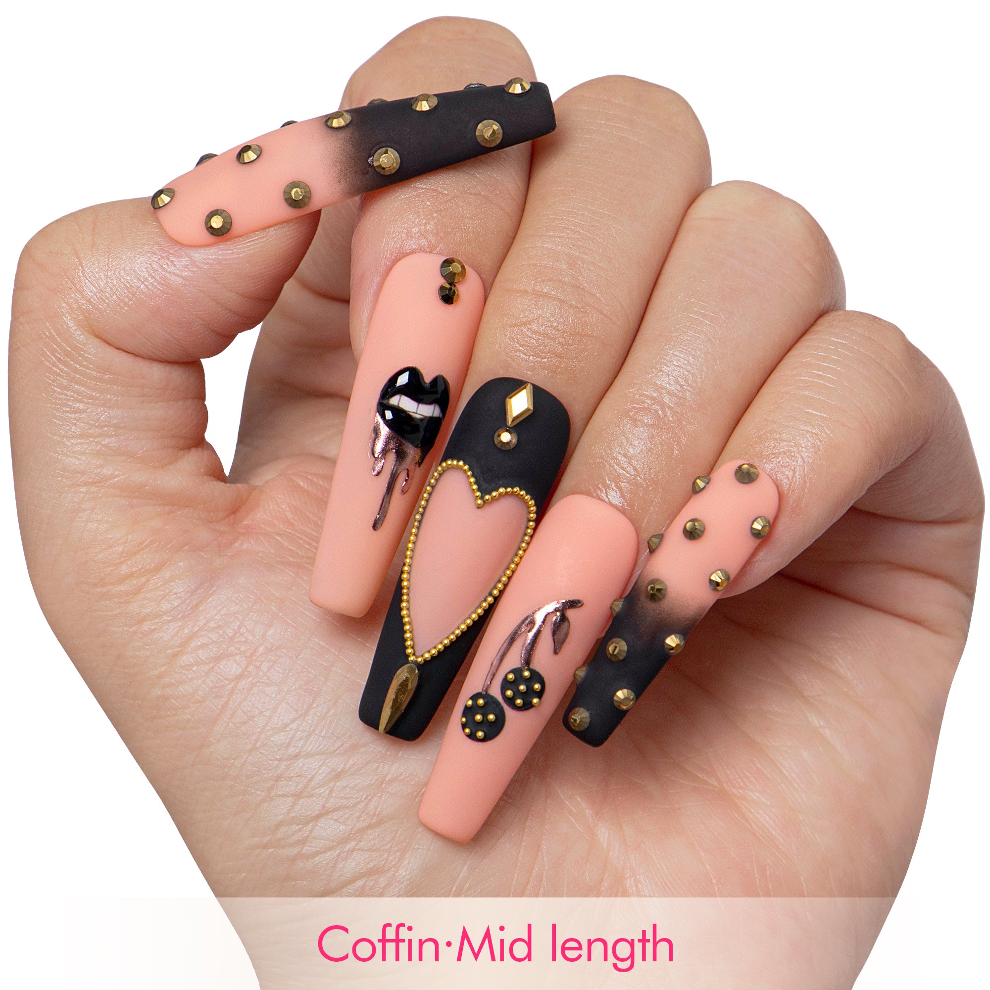 XOXO, Venom Wild Handmade Nails H563