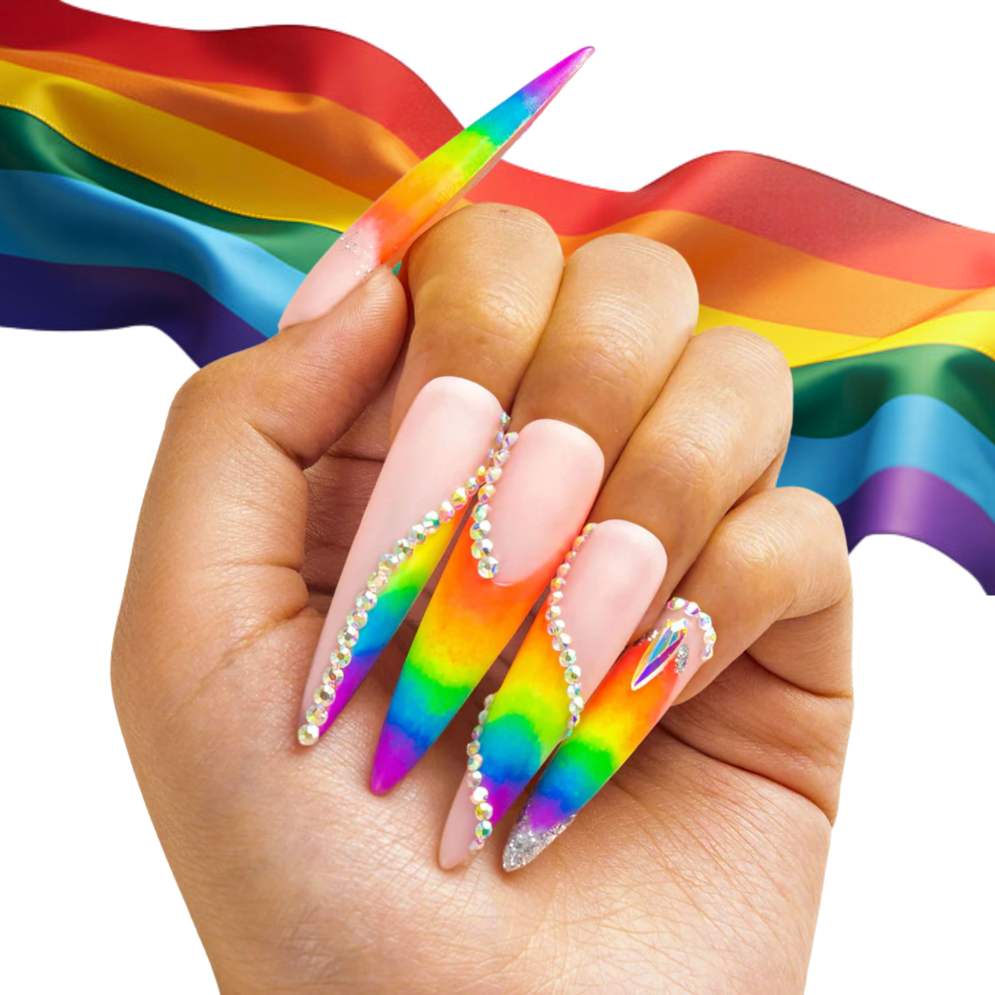 Stand Up & Speak Out Handmade Nails H565