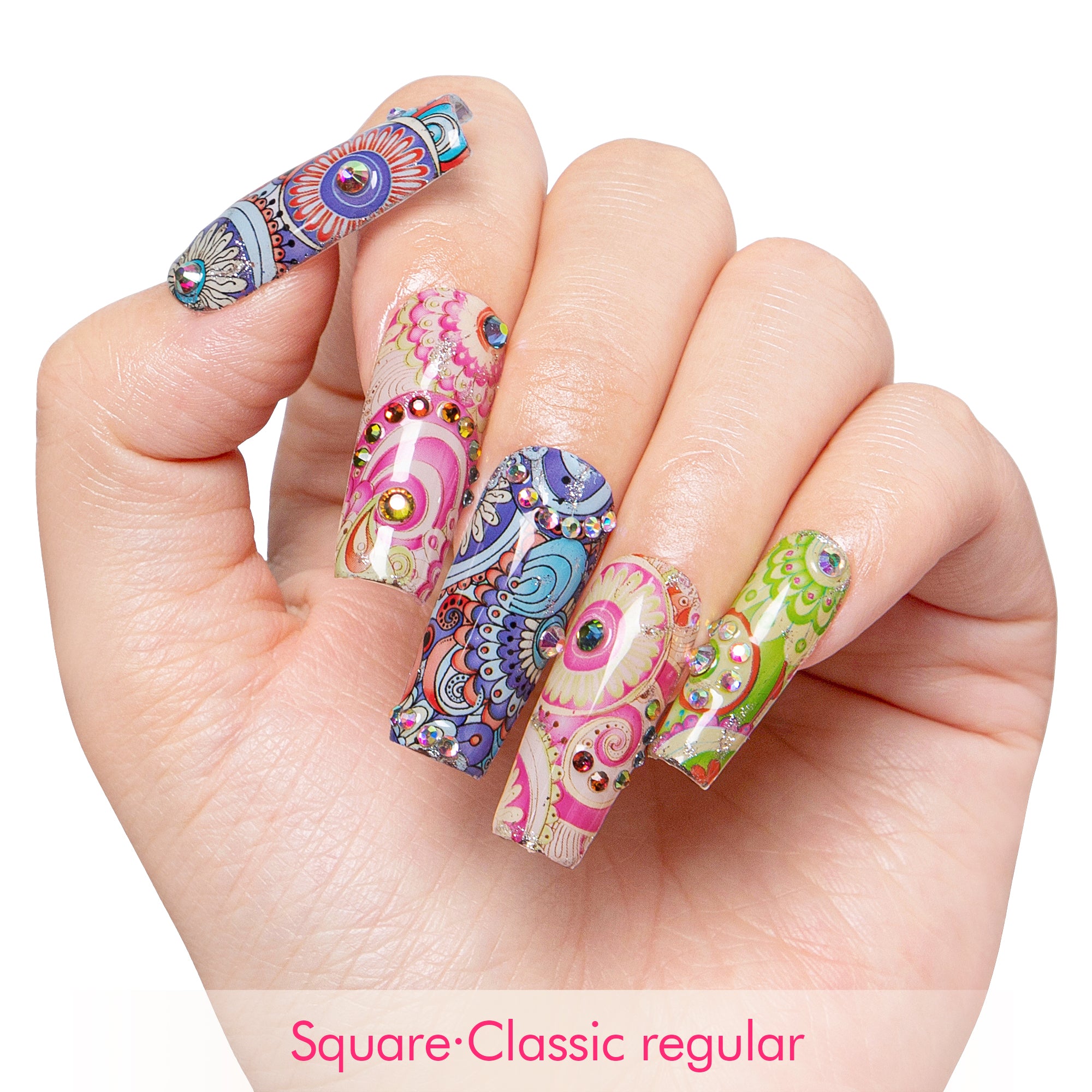 Boho Rhapsody Handmade Nails H57