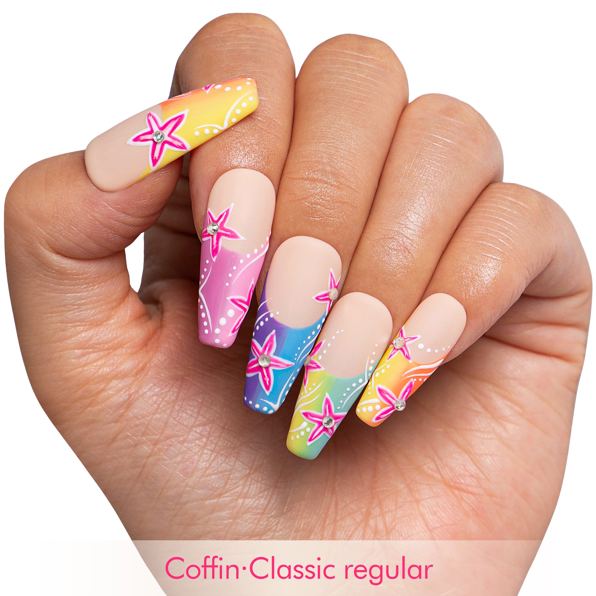Color Me Chaotic Handmade Nails H571
