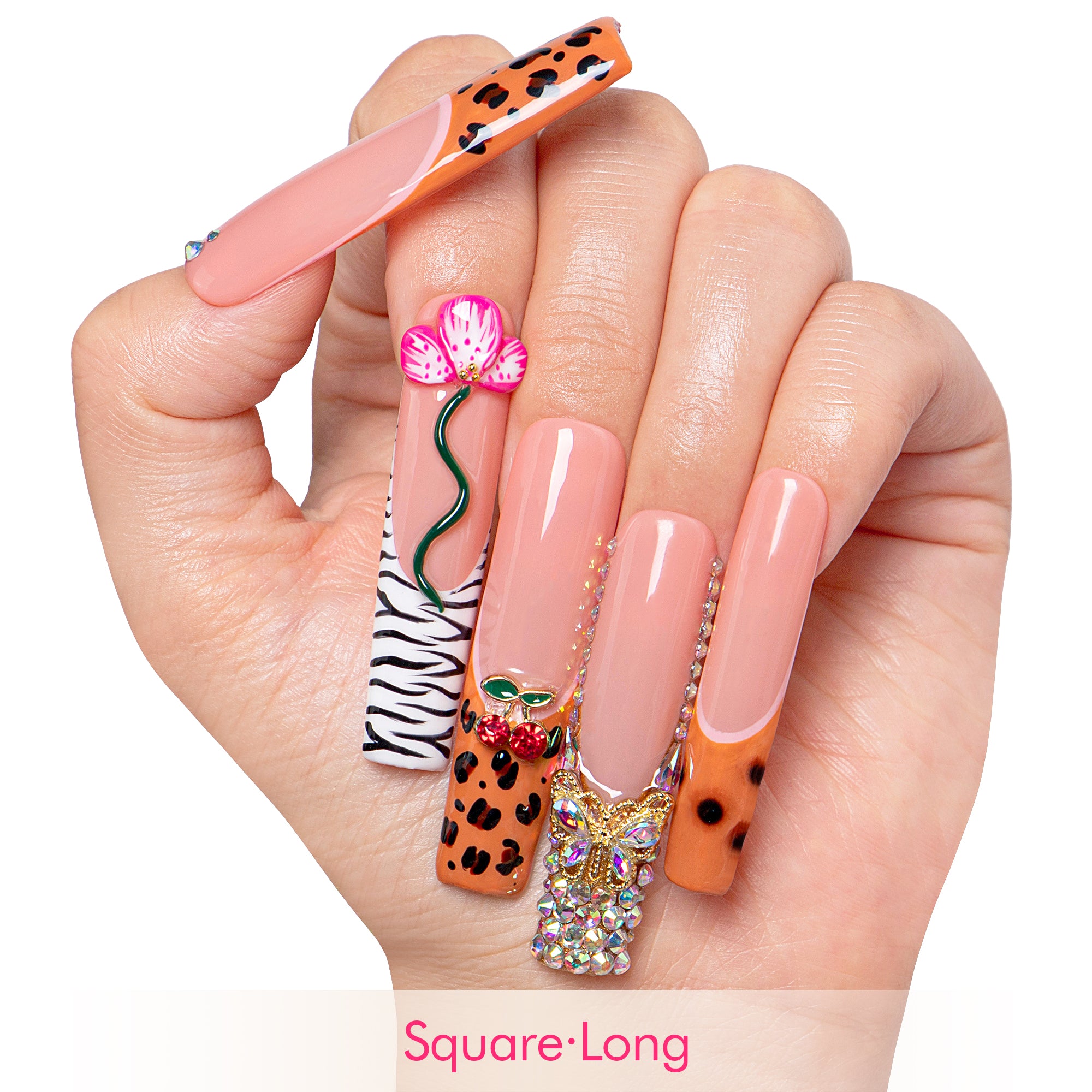 Forbidden Fruit Energy Handmade Nails H572