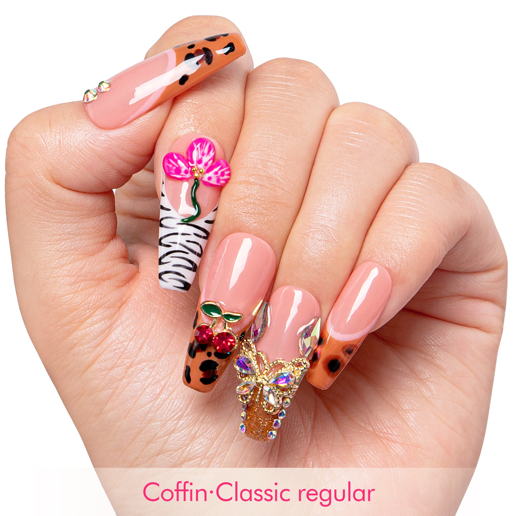 Forbidden Fruit Energy Handmade Nails H572