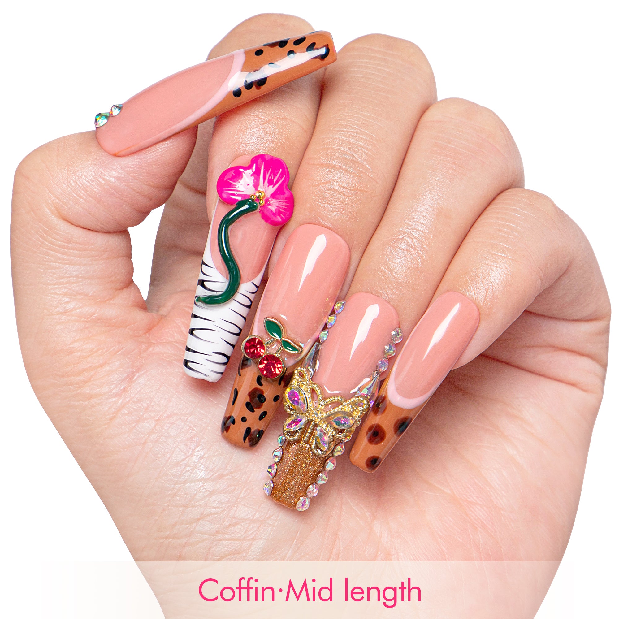 Forbidden Fruit Energy Handmade Nails H572