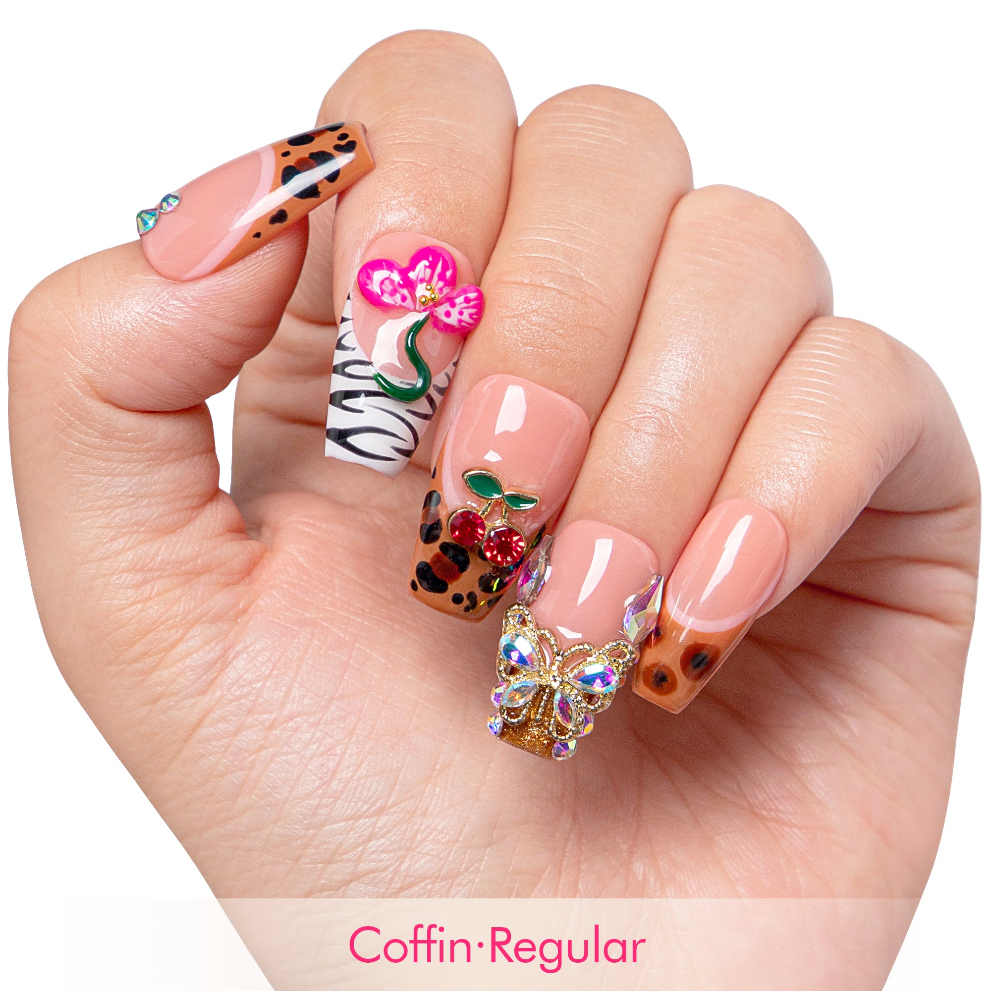 Forbidden Fruit Energy Handmade Nails H572