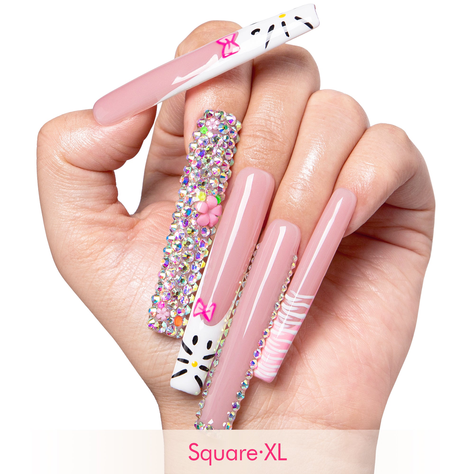 Kiss Me In Kawaii Handmade Nails H577