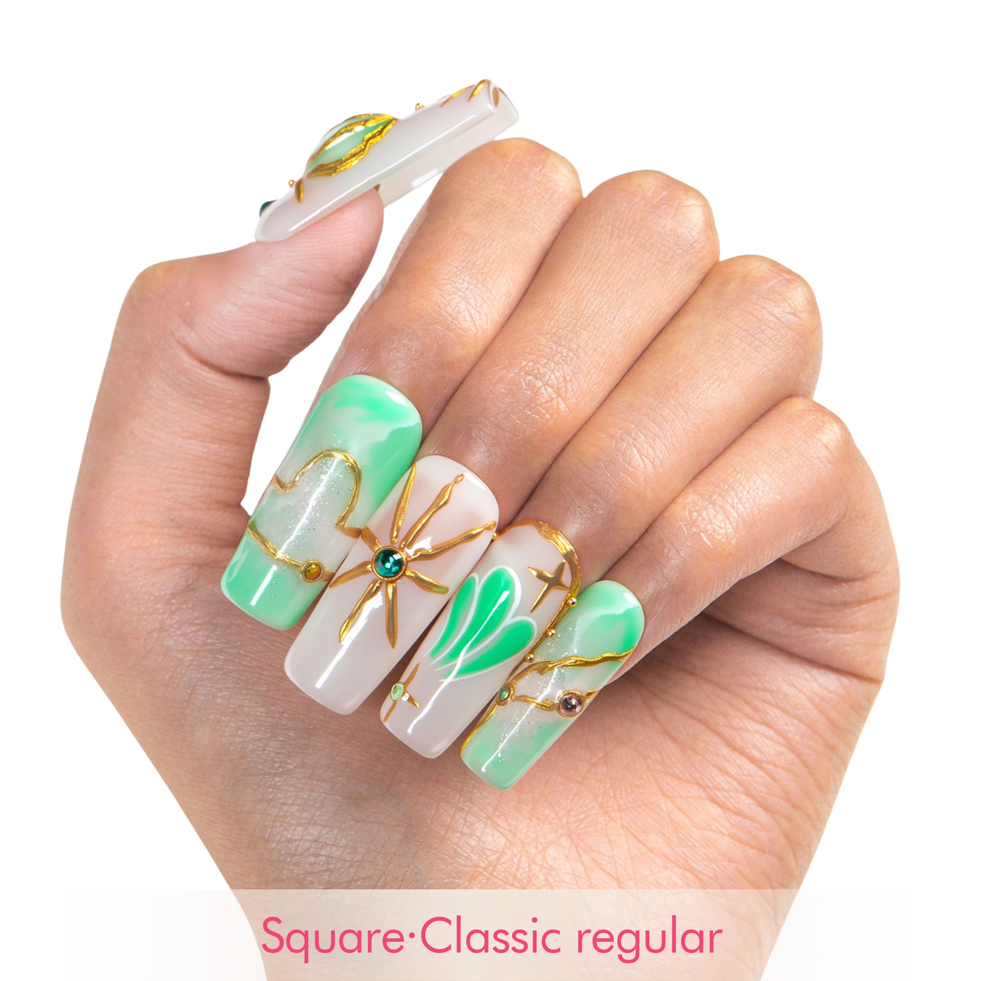 Celestial Libra Dream Handmade Nails H588
