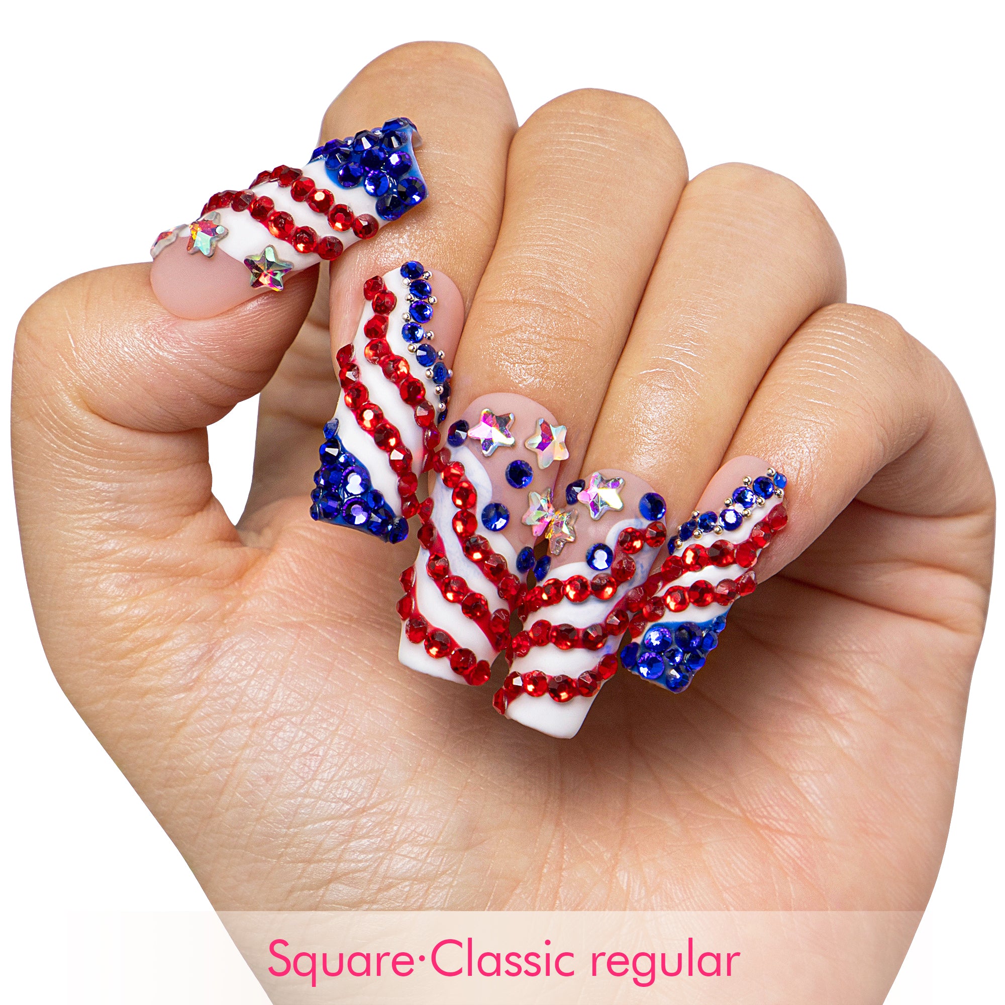Drippin’ in Freedom Handmade Nails H601