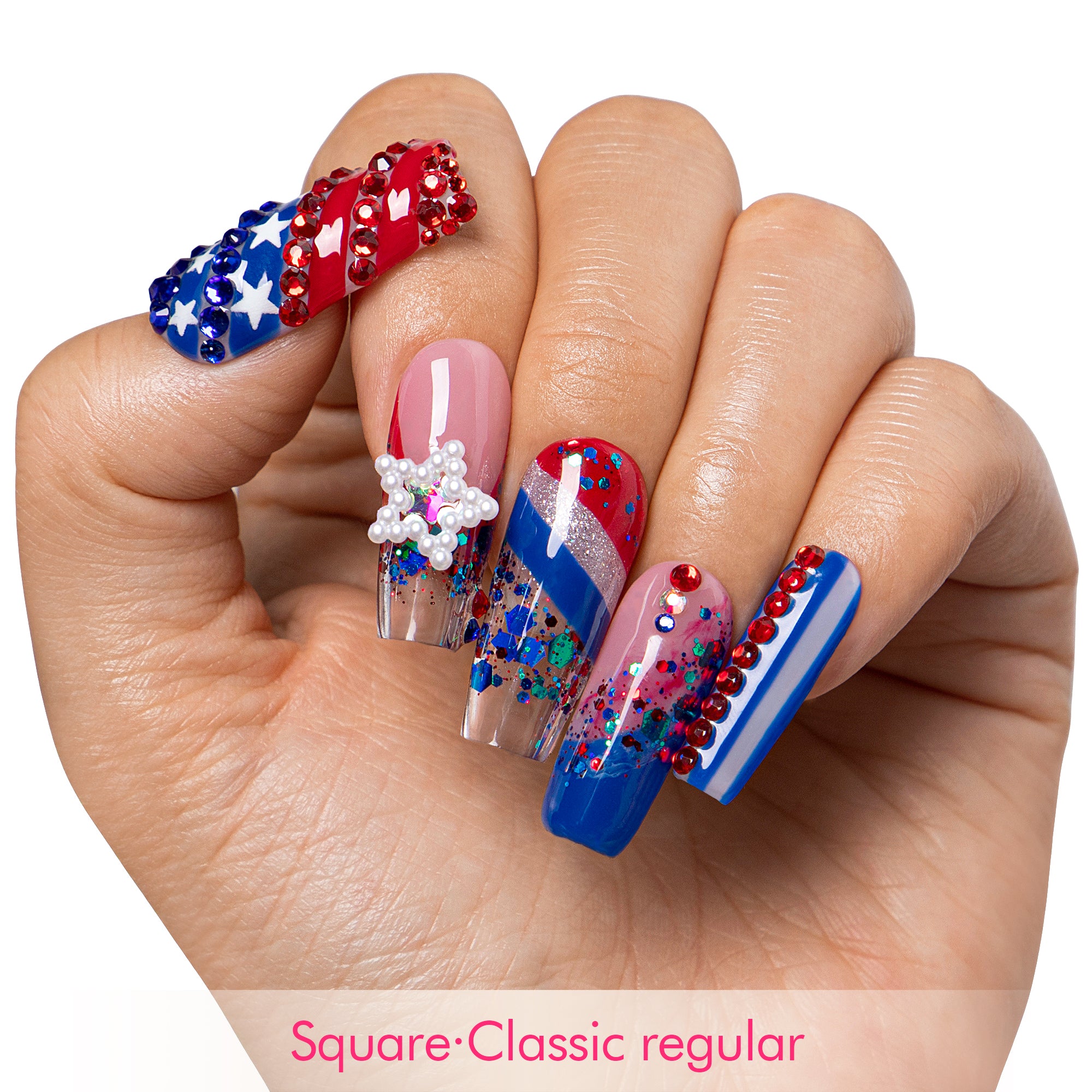 Baby, You are a firework Handmade Nails H602