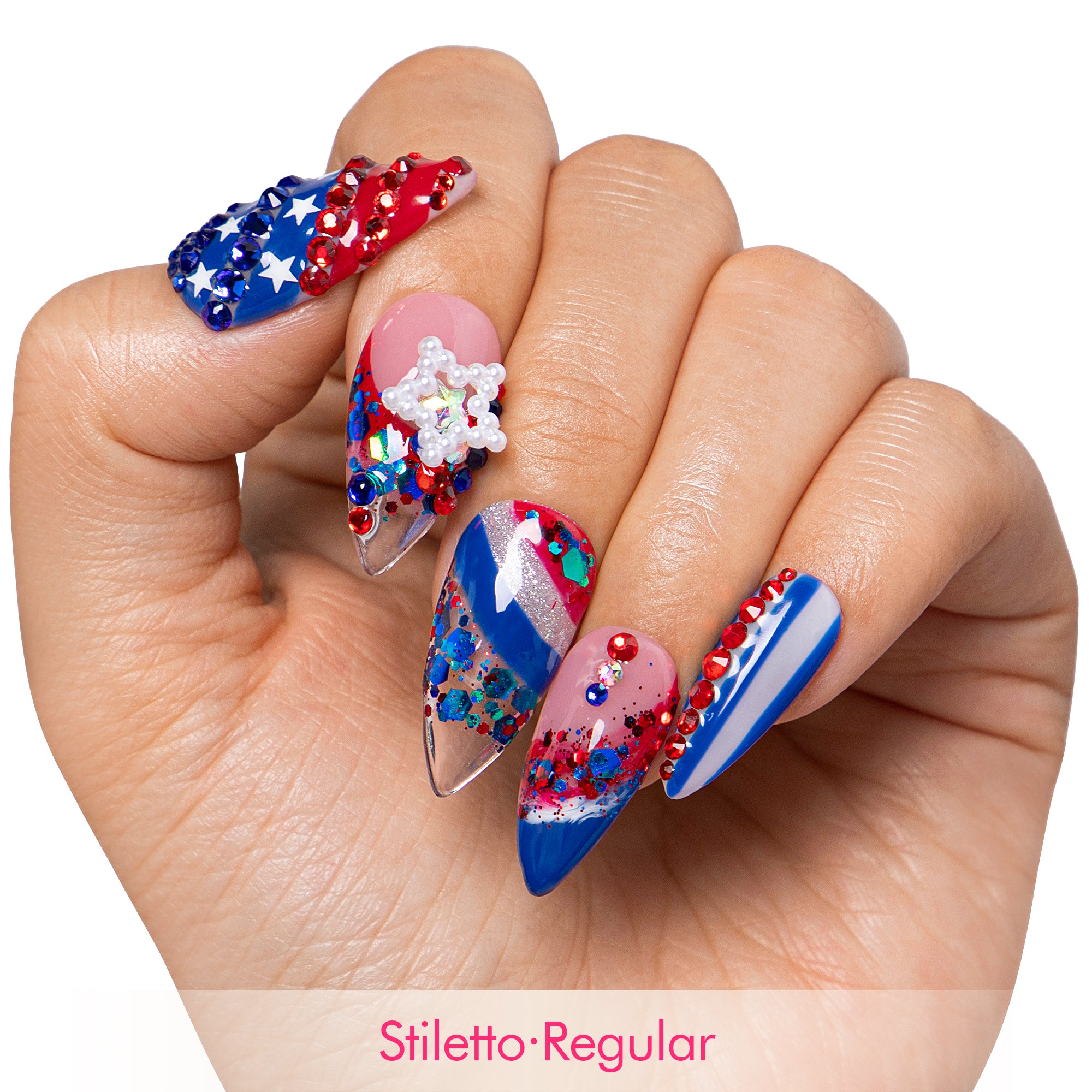 Baby, You are a firework Handmade Nails H602