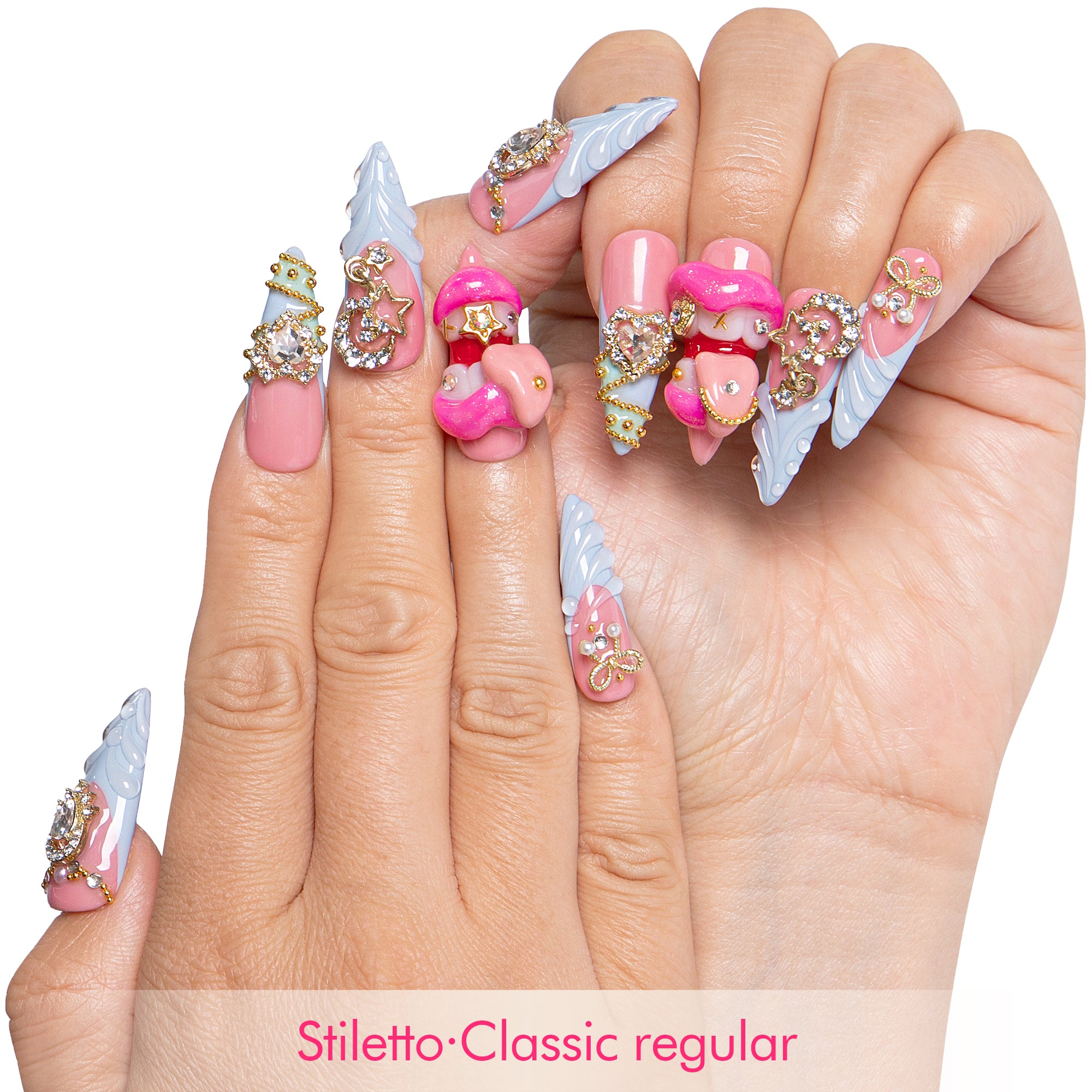 Too Cute to Care Handmade Nails H603