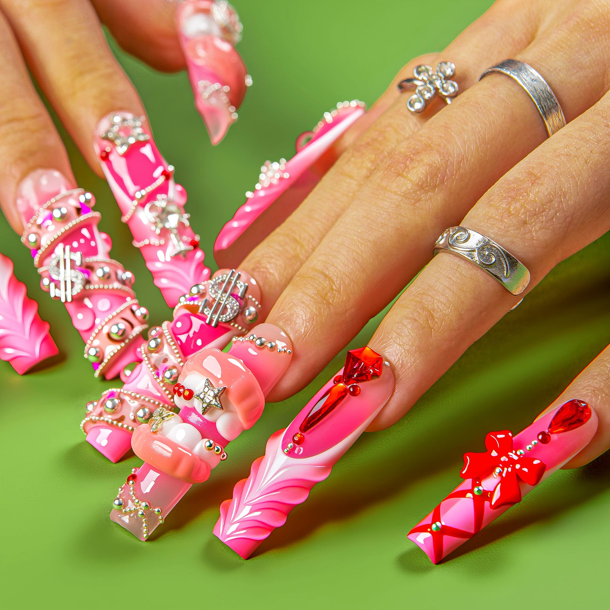 Toxic Princess Era Handmade Nails H604
