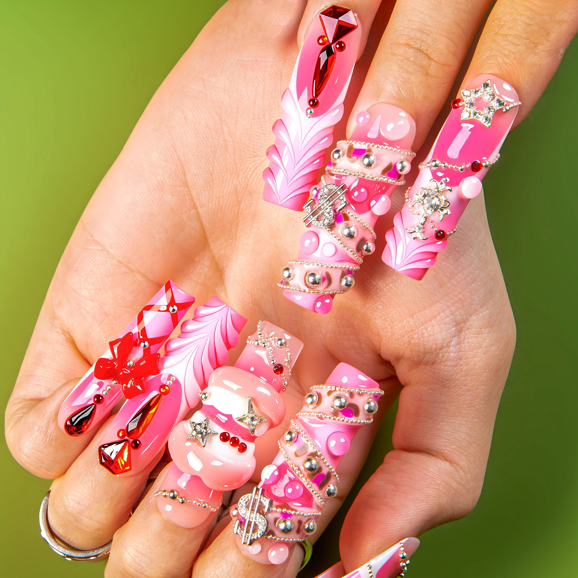 Toxic Princess Era Handmade Nails H604