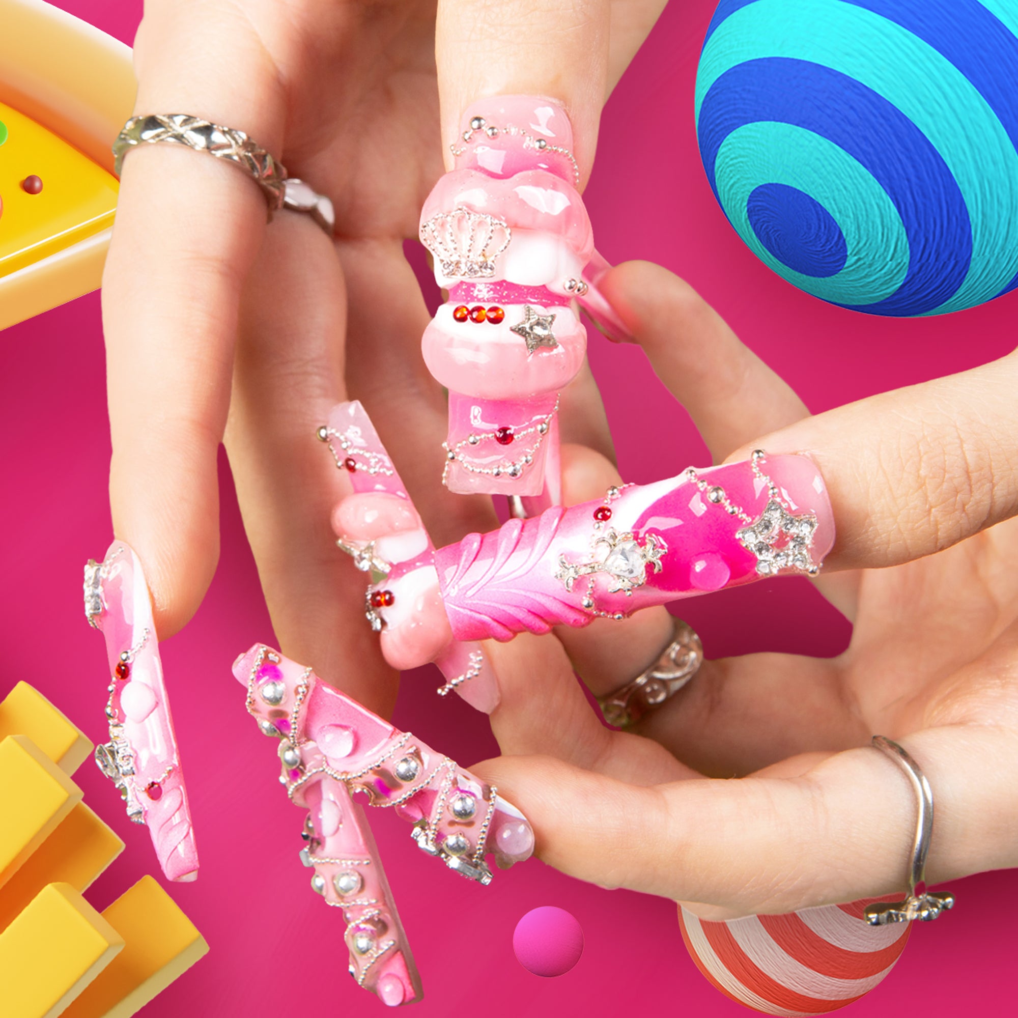 Toxic Princess Era Handmade Nails H604