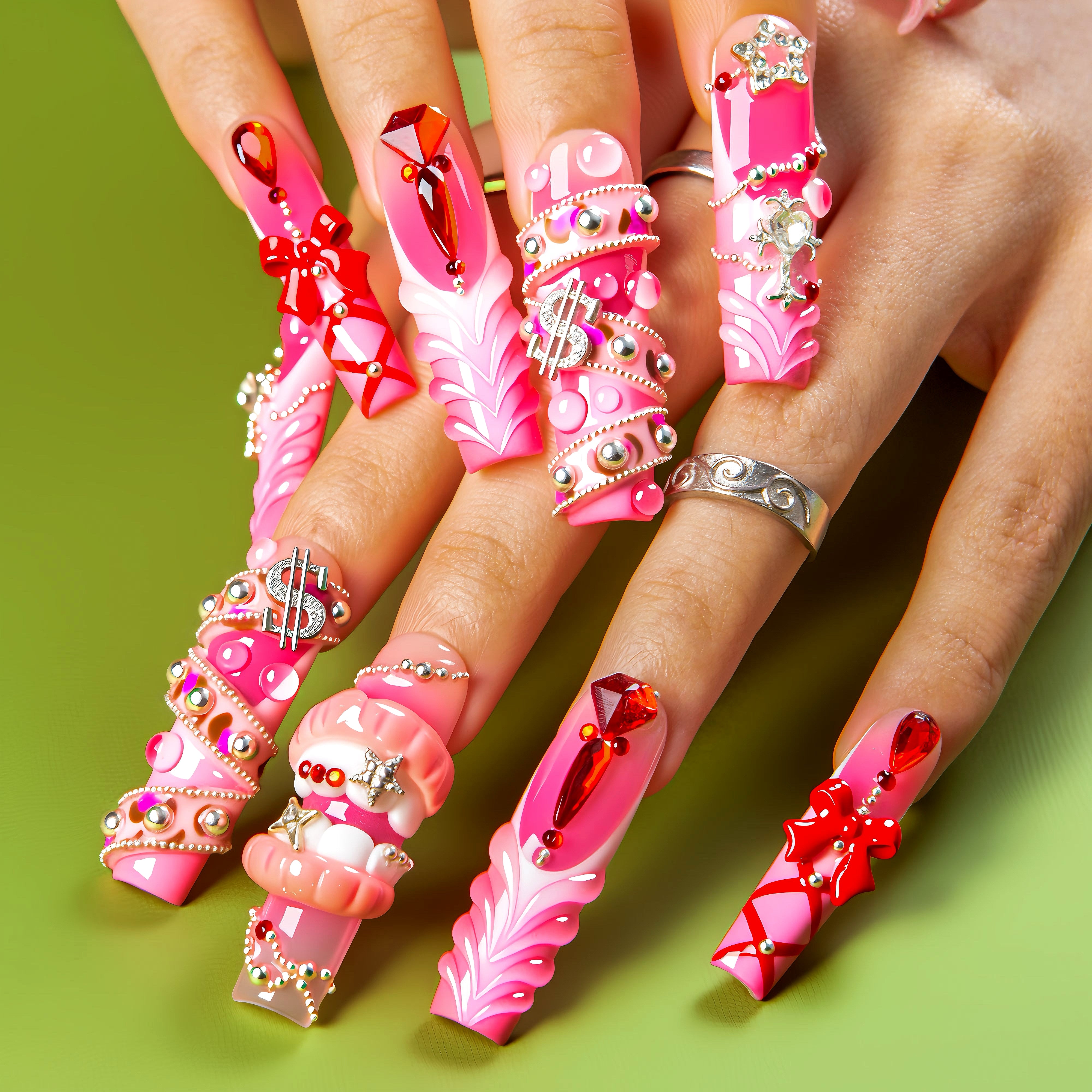 Toxic Princess Era Handmade Nails H604