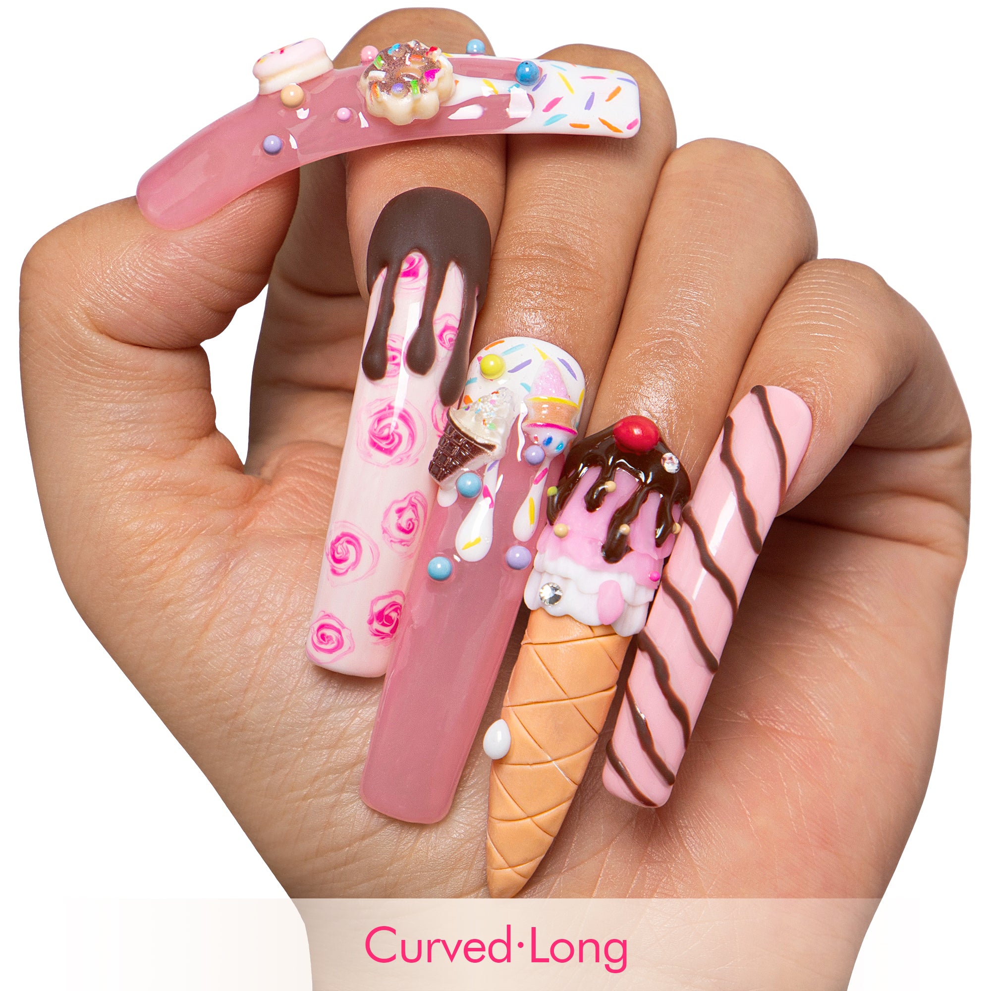 Sugar High, Boy Bye! Handmade Nails H606