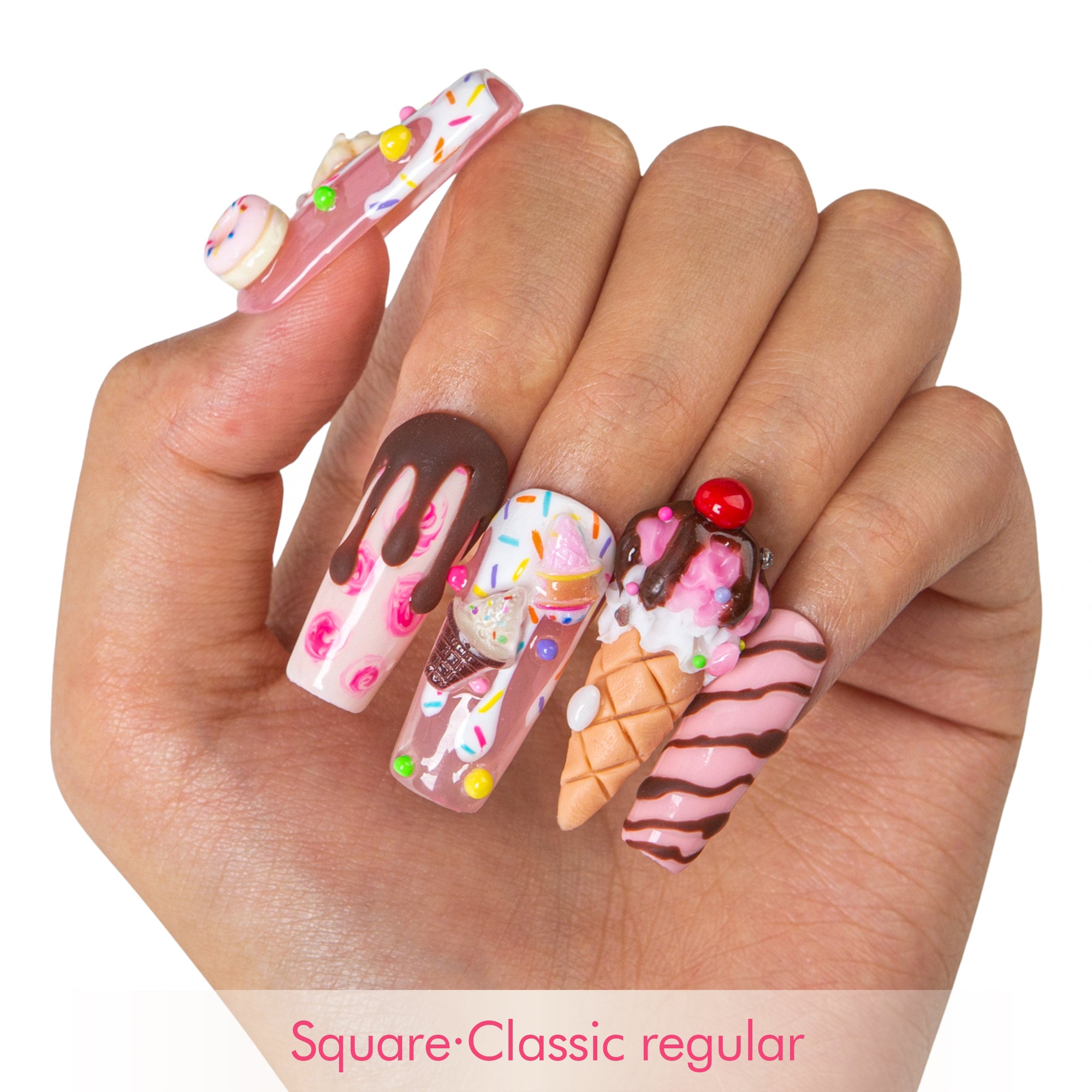 Sugar High, Boy Bye! Handmade Nails H606
